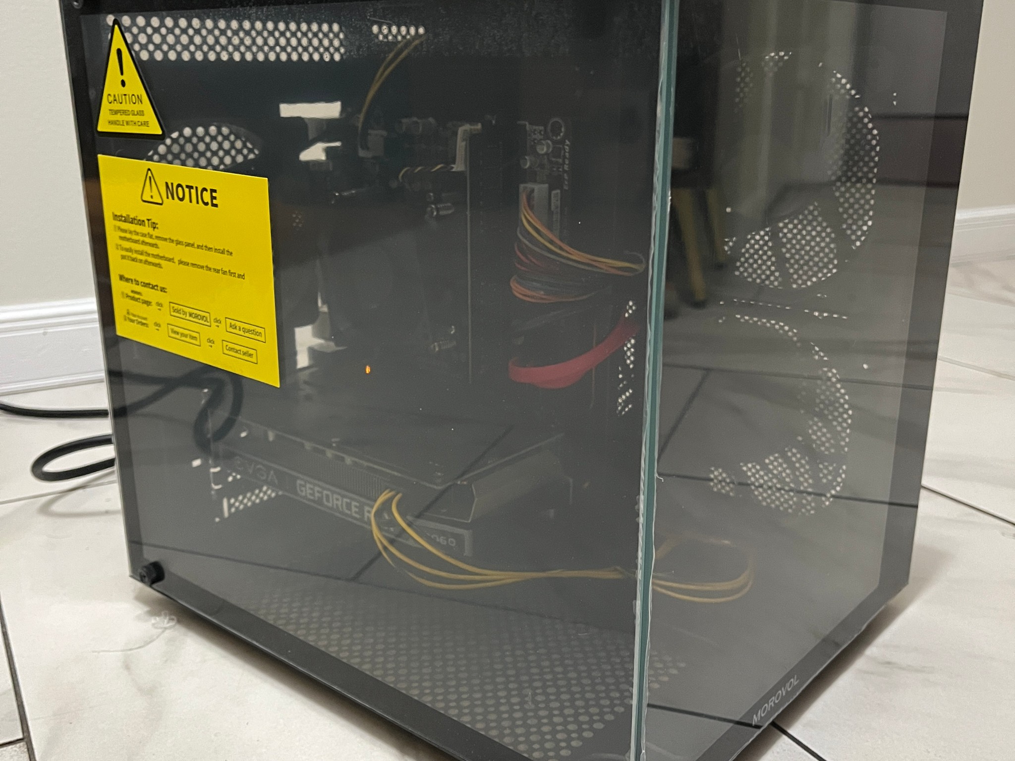 NVIDIA RTX 2060, Intel i5-7500, 16GB RAM, 870 GB Storage, Gaming PC w/ Wi-Fi & Bluetooth