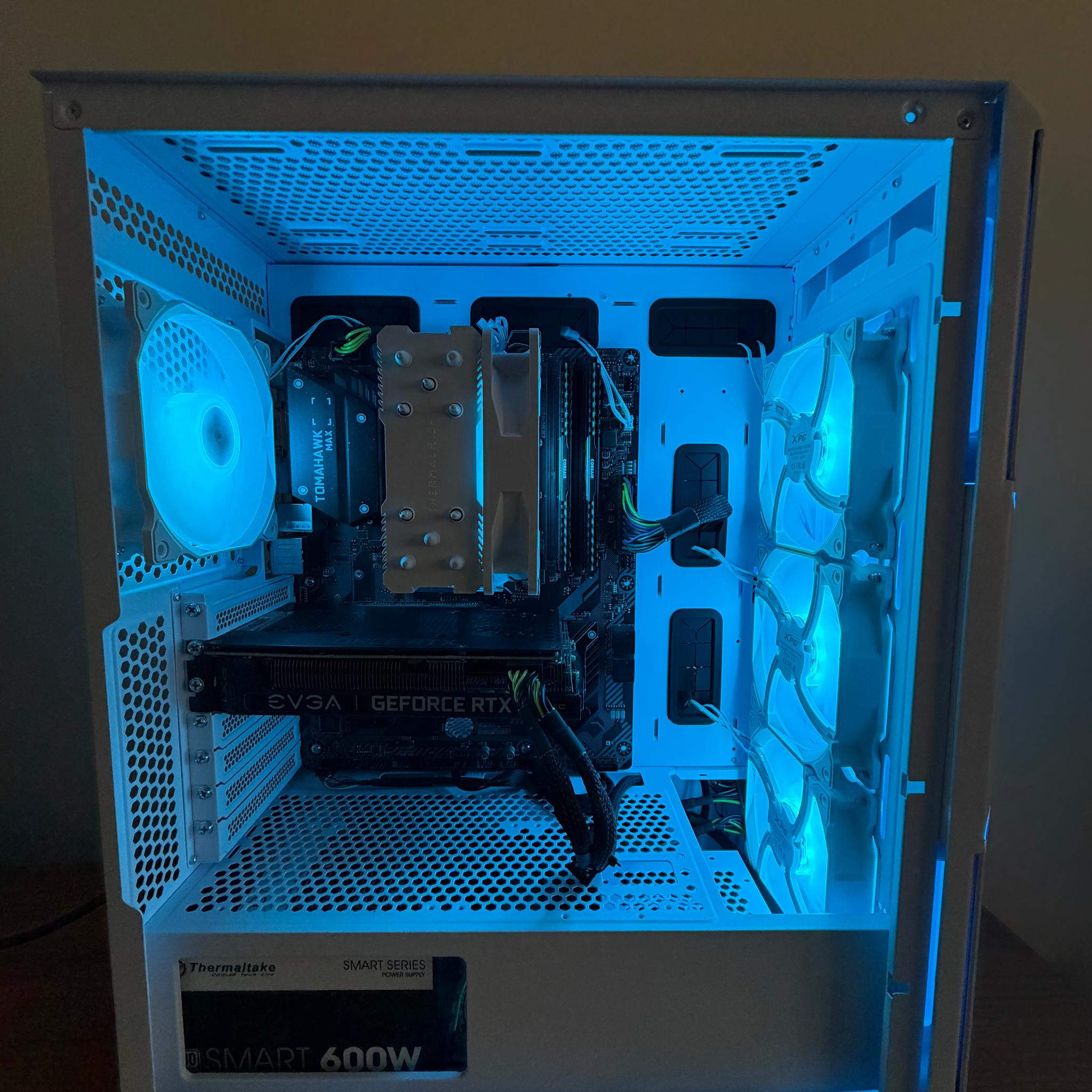 White Gaming PC RTX 3060ti | Ryzen 5 | RGB | Ready to Play
