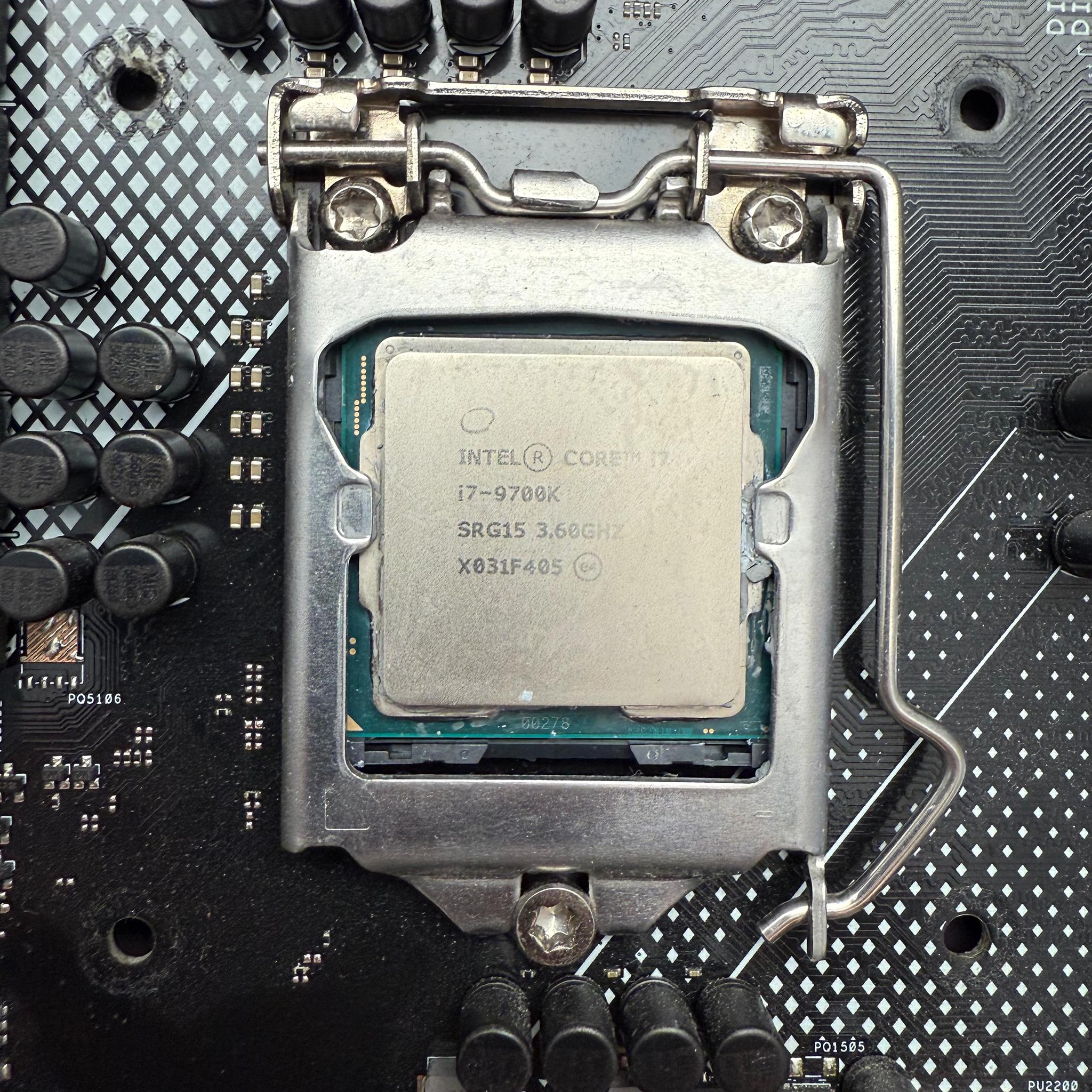 Motherboard and CPU (I7 9700K & Asus Prime Z390)