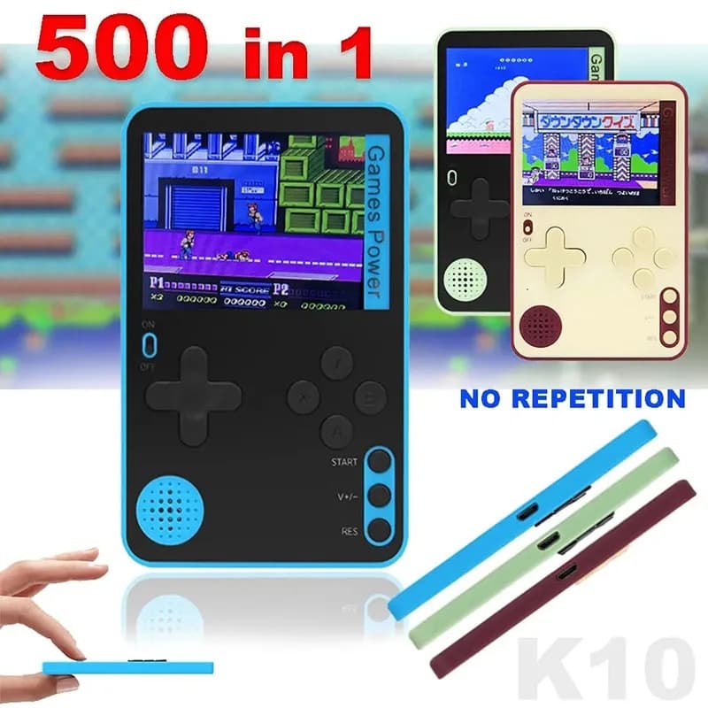 Super thin portable gaming handheld console