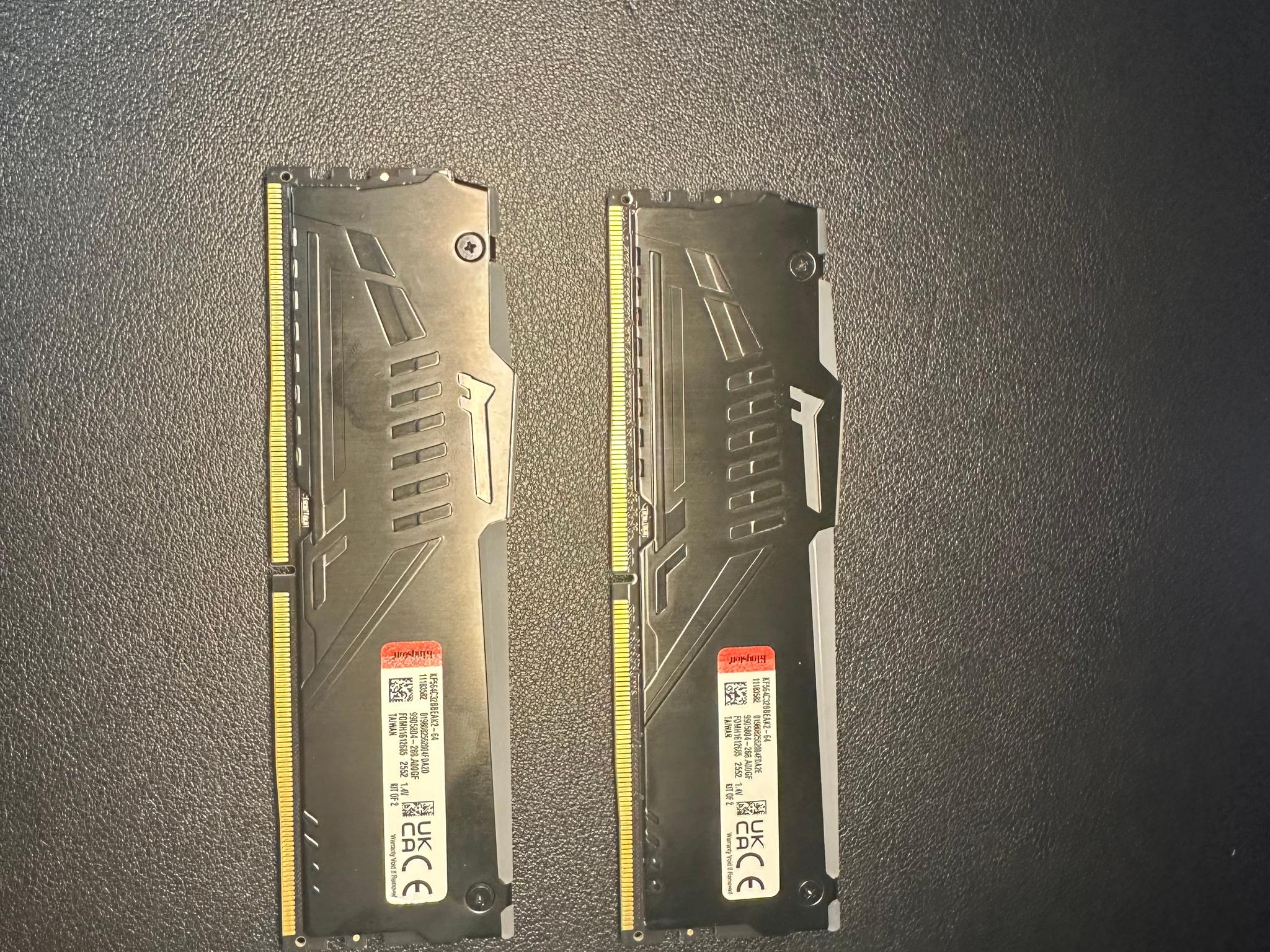 Kingston Fury RGB DDR5 Ram 6400 MT/s @ Cl 32