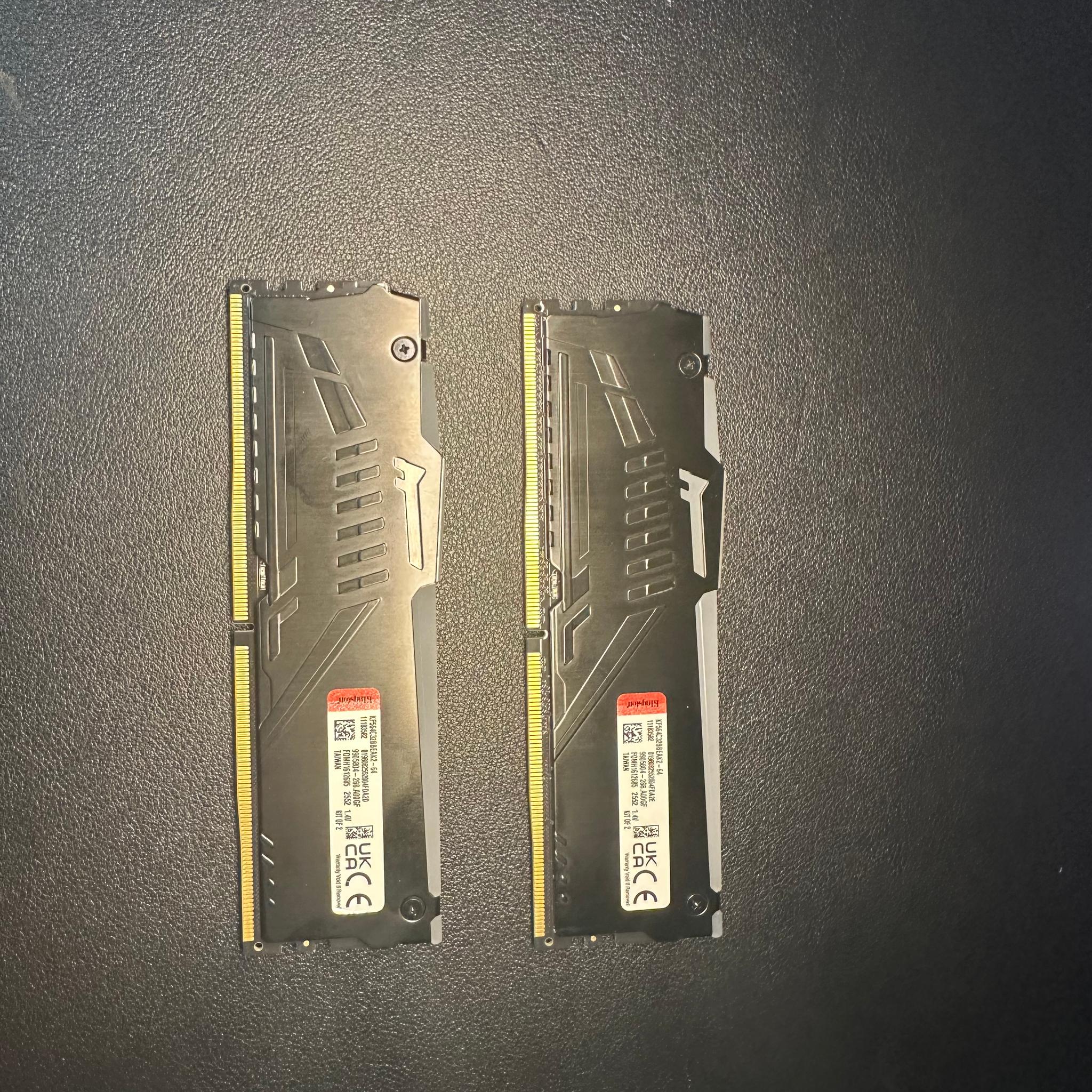 Kingston Fury RGB DDR5 Ram 6400 MT/s @ Cl 32