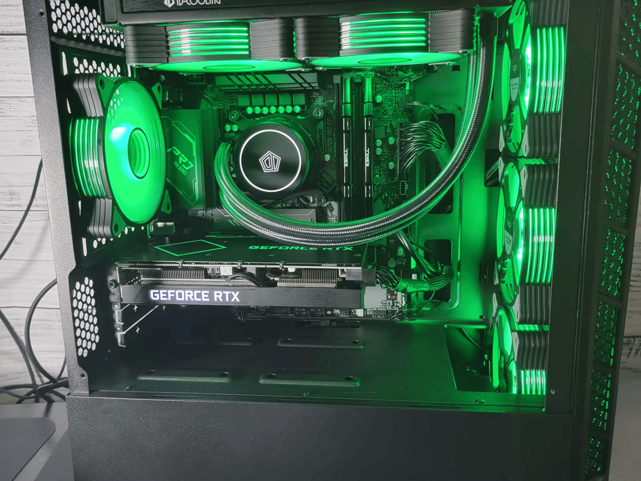 "MeisterBox" Watercooled Intel I5 12400 + RTX 3060ti Gaming PC