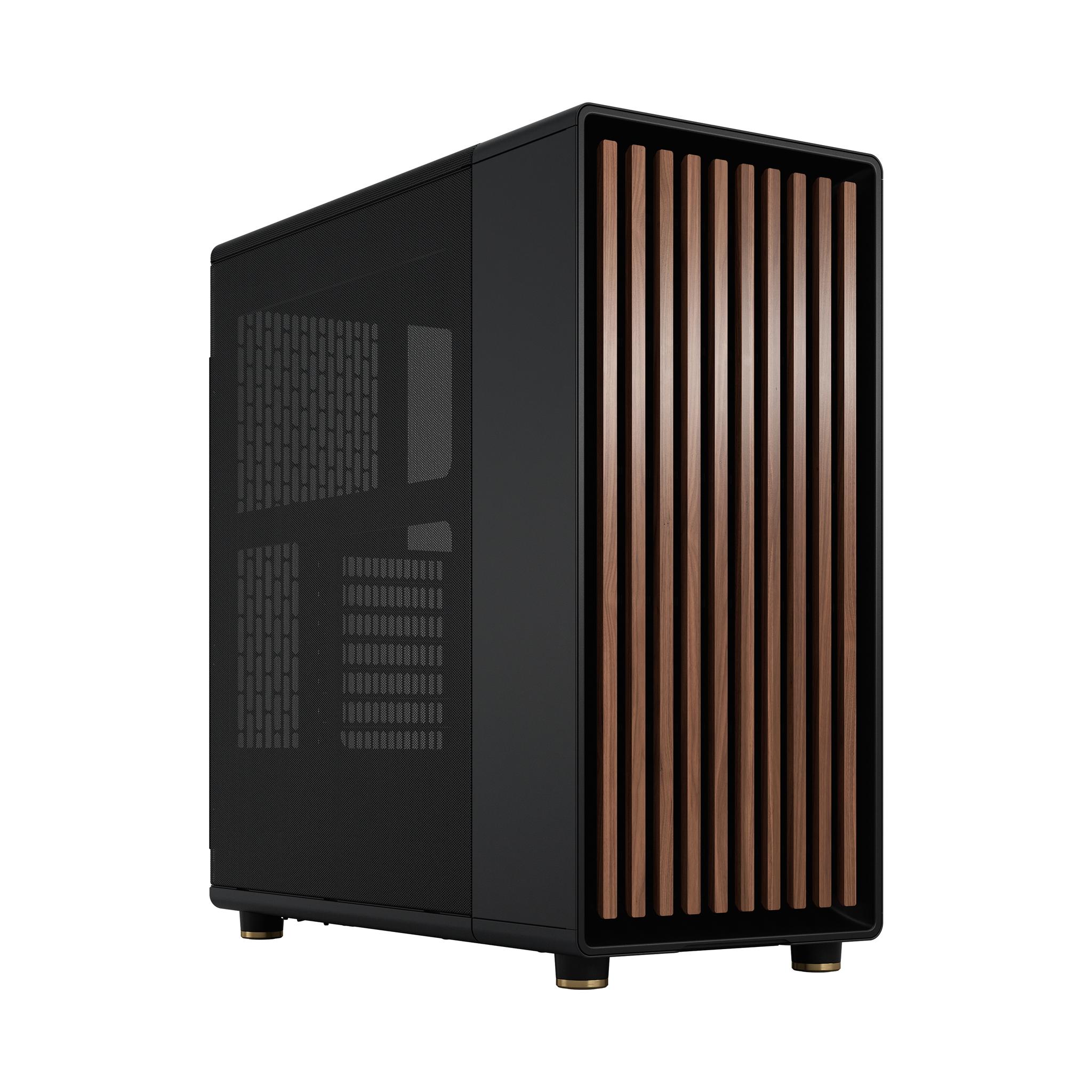 Fractal Design North Black Glass | ATX, Micro ATX, ITX | Mid Tower Tempered Glass