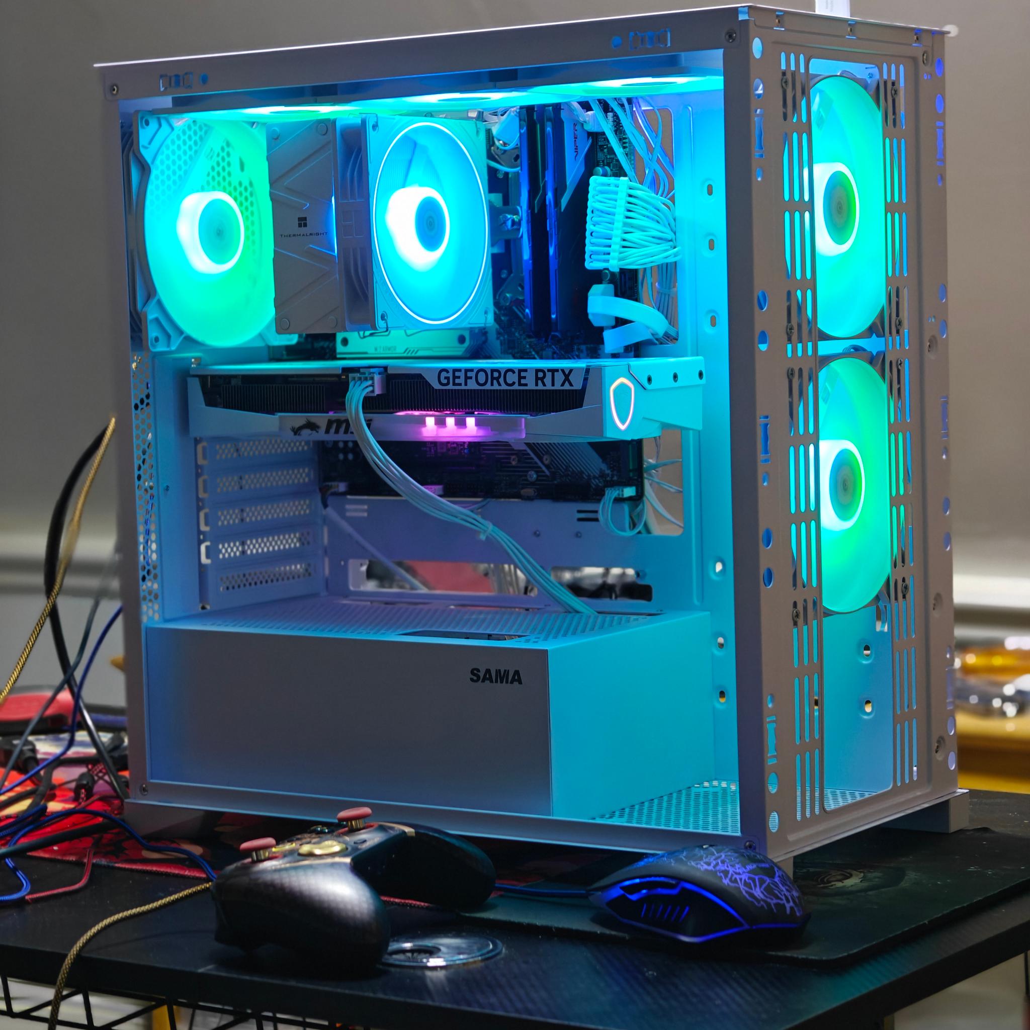 1440P GAMING PC|AMD RYZEN 5 7500F|MSI NVIDIA RTX 5060|32GB DDR5 6000|1TB NVME SSD|WINDOWS 11 PRO