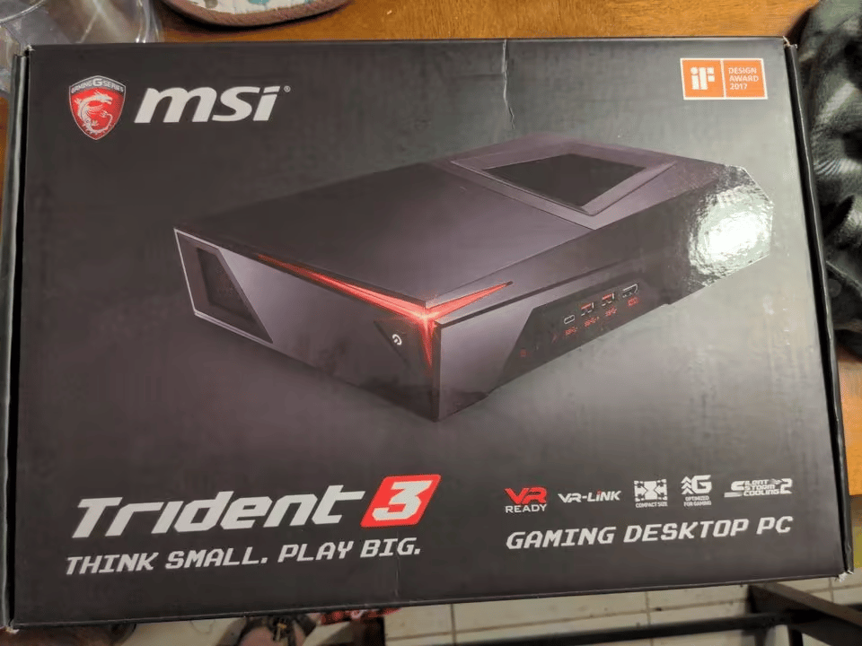 MSI Trident III Gaming PC, Intel Core i5 7400, GTX 1650 Super 4GB, 16GB RAM