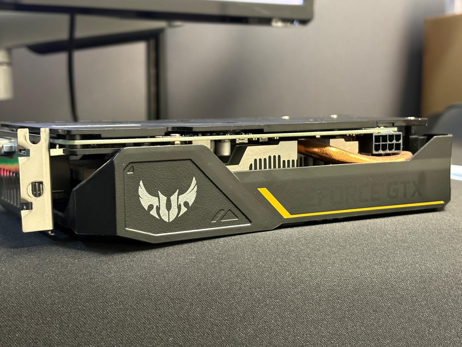 USED IN GOOD CONDITION W/ TEST REPORT - ASUS TUF Gaming GeForce GTX 1660 Ti 6G EVO - (Refurbished)