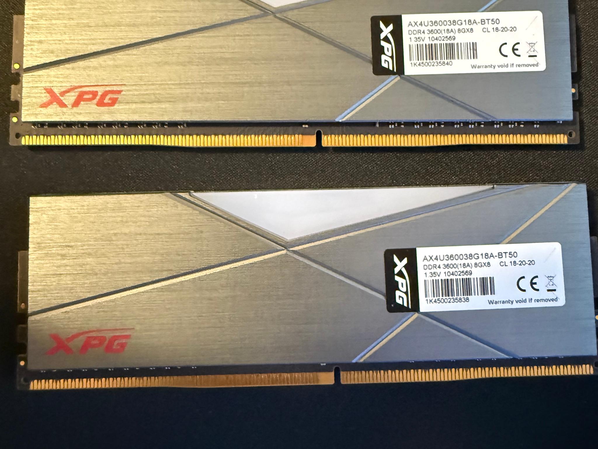 ADATA XPG SPECTRIX D60G 16GB DDR4-3600 (2x8GB) - Image 2