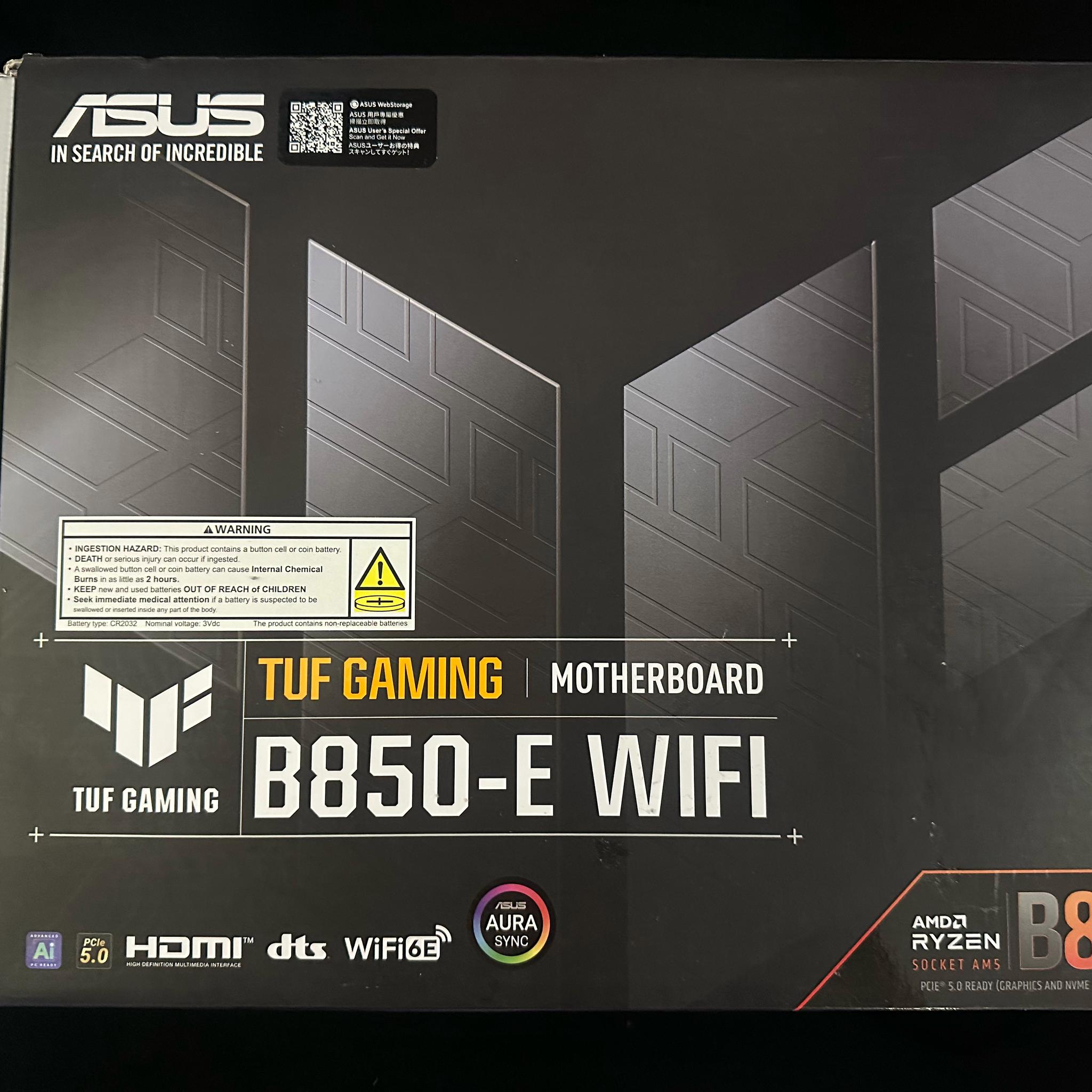 ASUS TUF GAMING B850-E WIFI