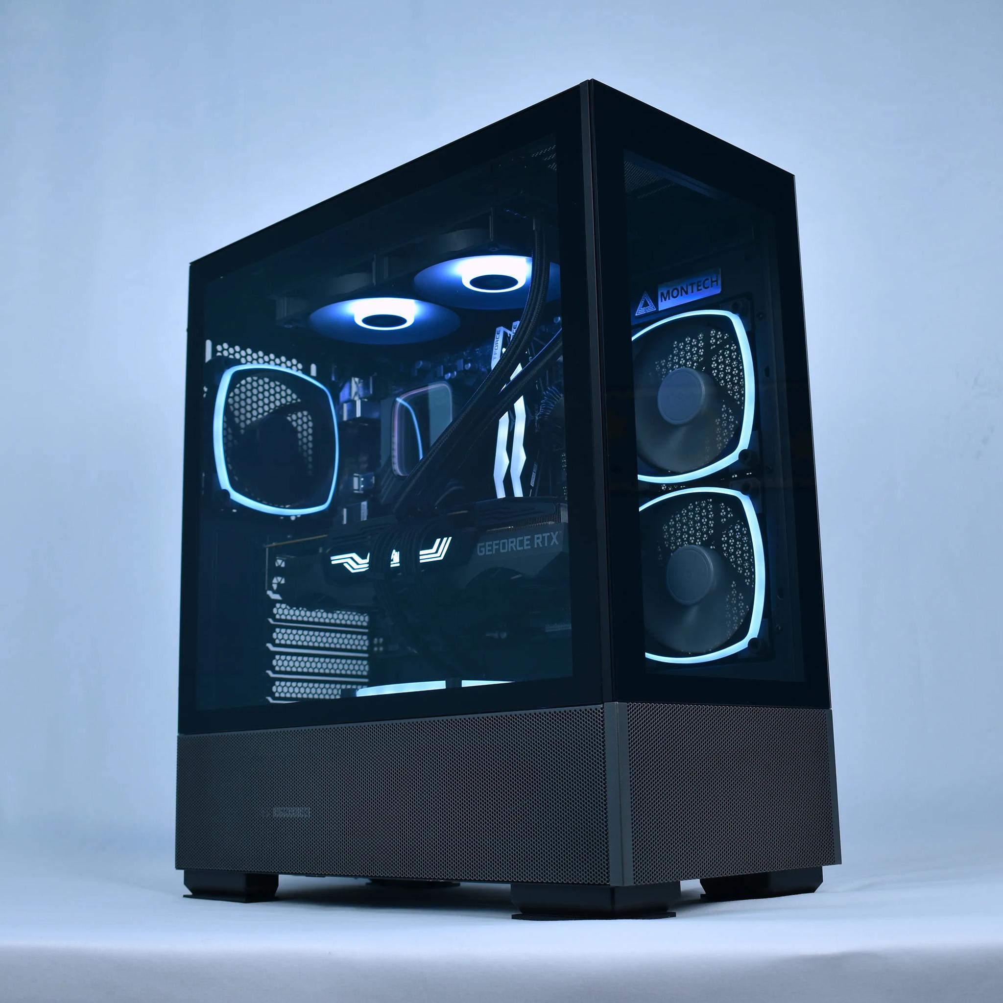 🦇DARK KNIGHT🦇 Ultimate 4k/1440p PC | Ryzen 7600x, RTX 3080, 32GB DDR5, 1TB NVME | Forge Custom PC