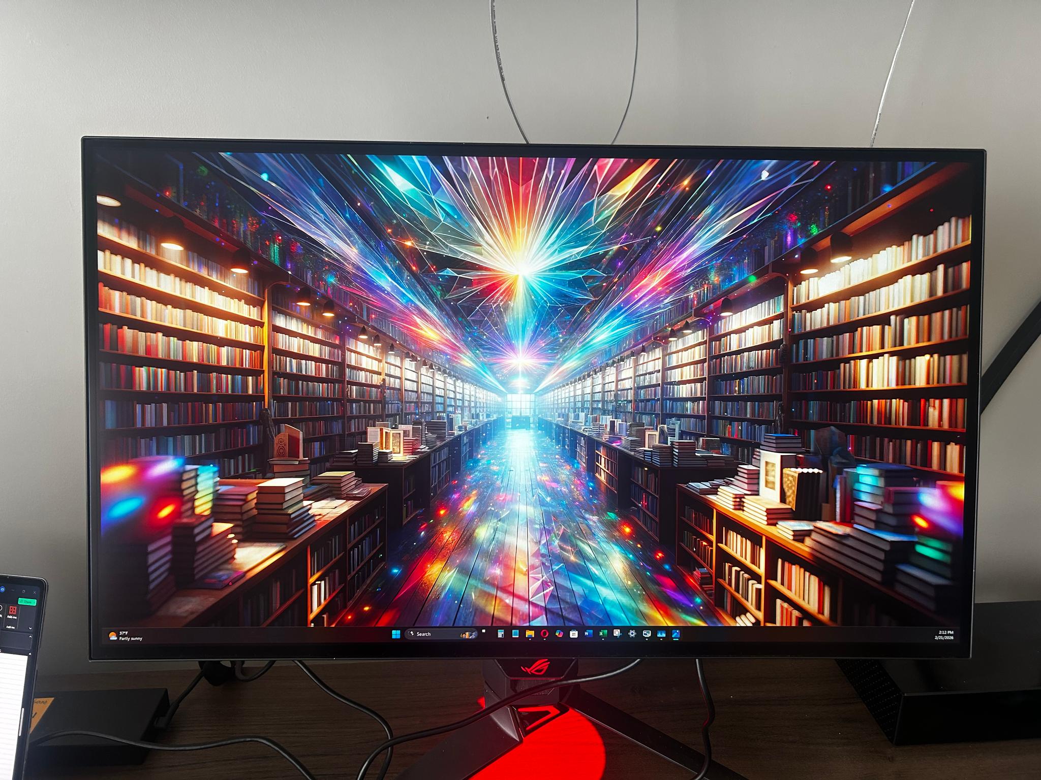 ASUS ROG 27” OLED (480hz Refresh Rate) 2K Resolution (2560x1440p) Gaming Monitor