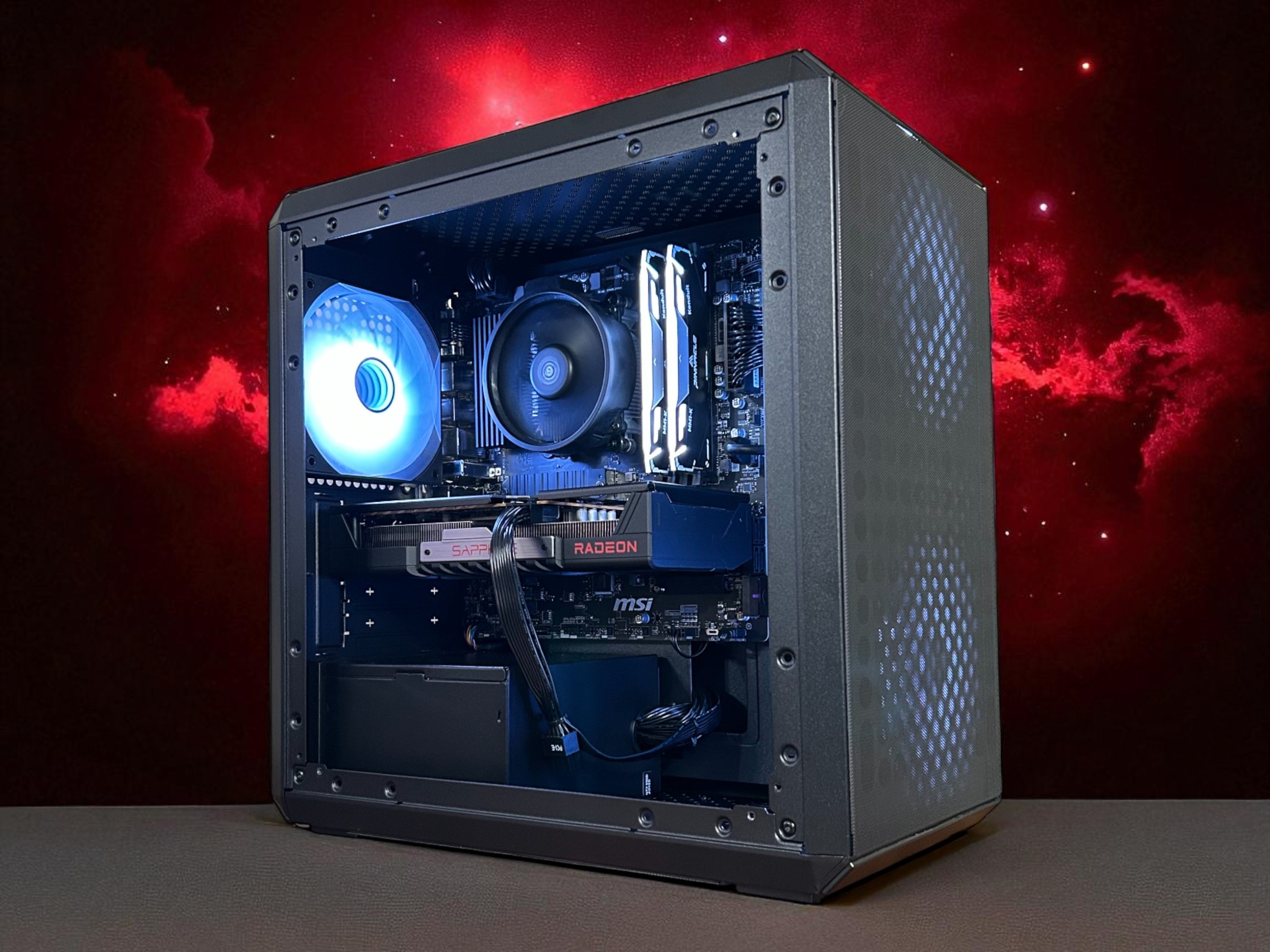 *HOLIDAY SALE* RX 9060XT 16GB | Ryzen 5 5600X | 32GB DDR4 | 1TB NVMe | The Dark Trooper Elite