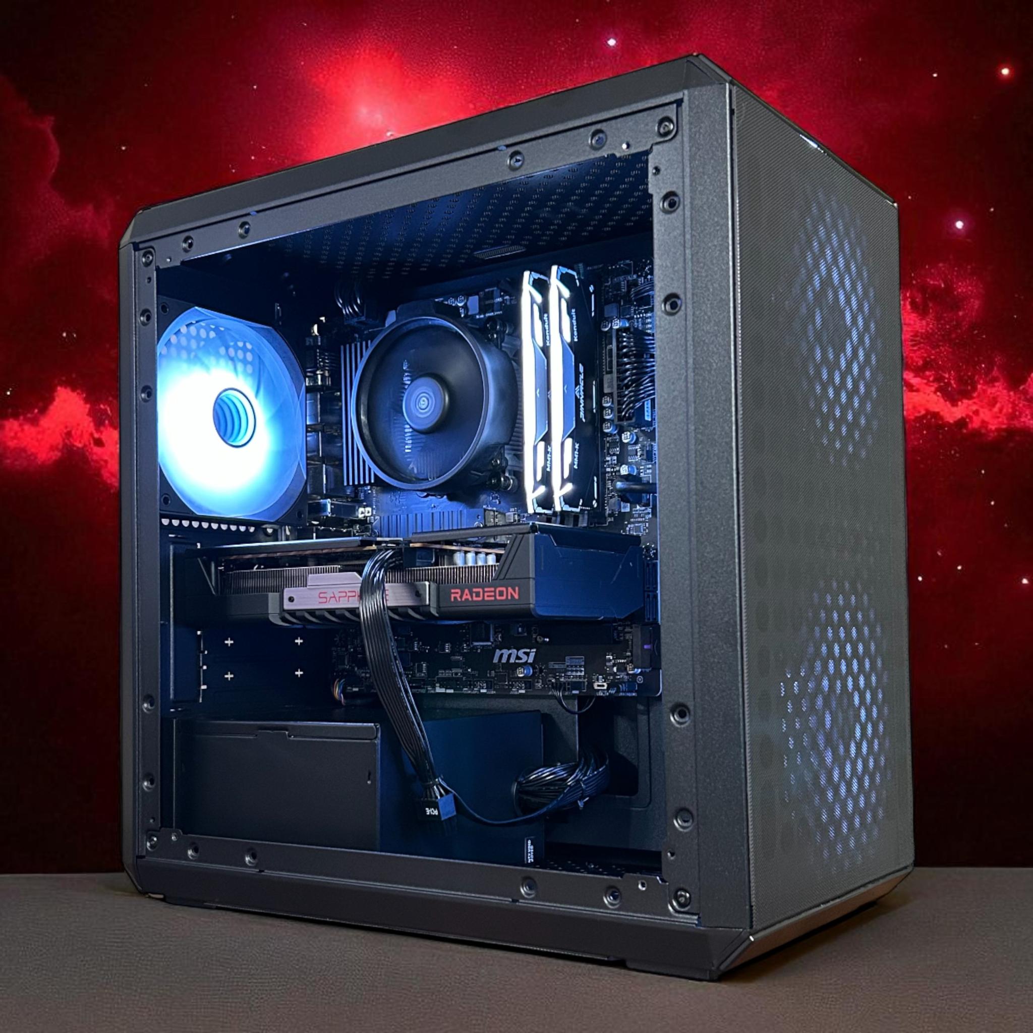 *HOLIDAY SALE* RX 9060XT 16GB | Ryzen 5 5600X | 32GB DDR4 | 1TB NVMe | The Dark Trooper Elite
