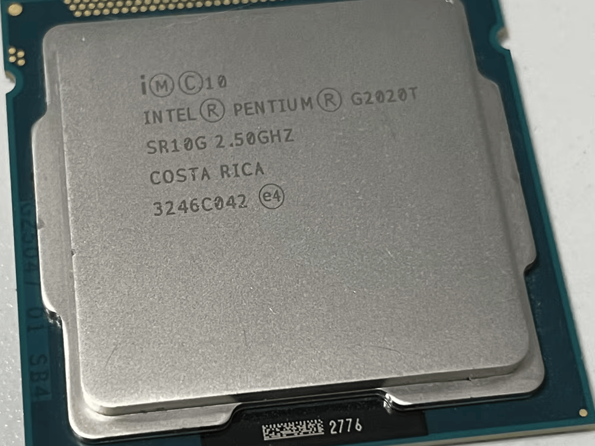 Intel Pentium G2020T 2C2T CPU @ 2.5GHz