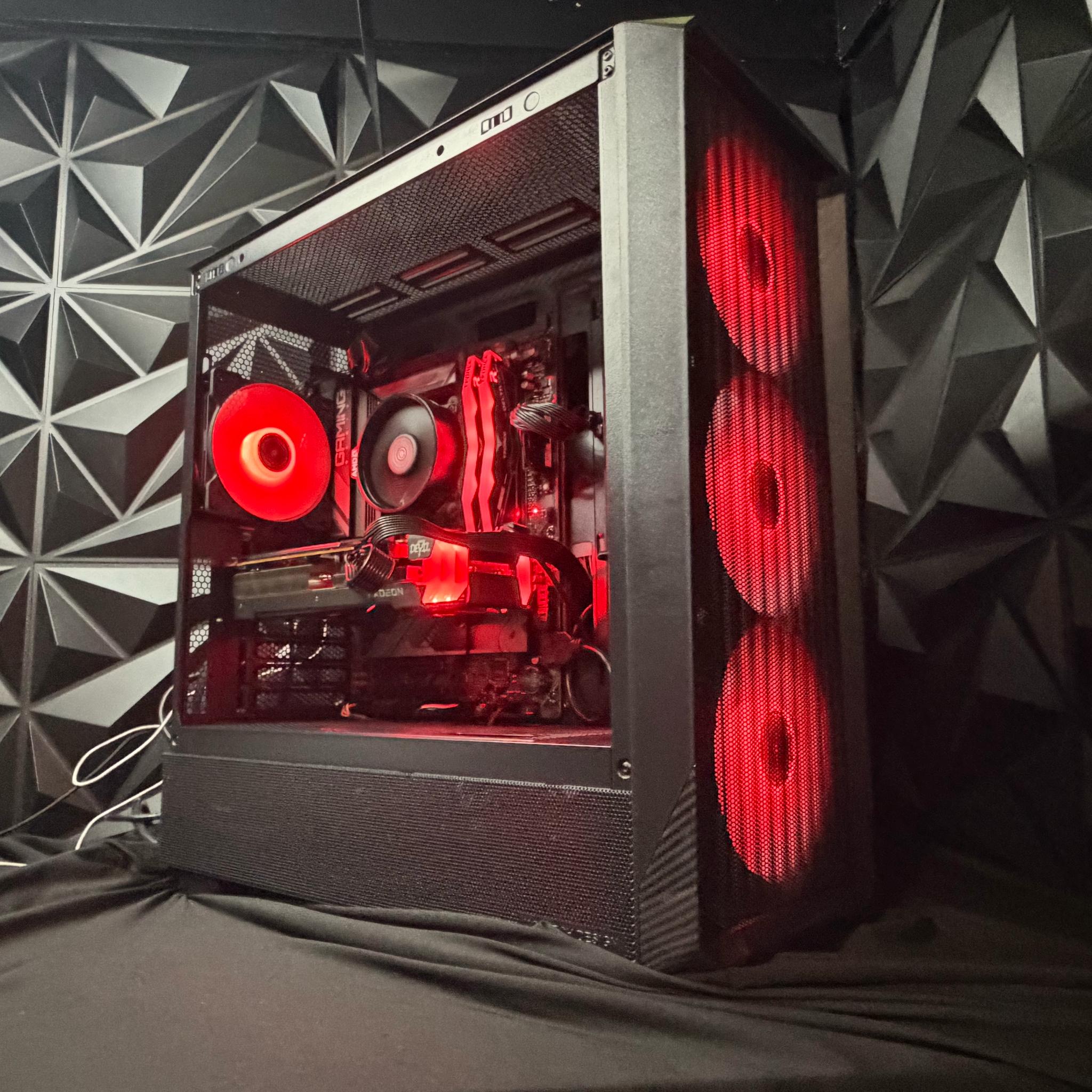 🖤⚡ G CARBON 8566 ⚡🖤| Ryzen 5 8500G| RX 6600XT | 1.5 TB NVMe| 16 GB DDR5| 650W PSU