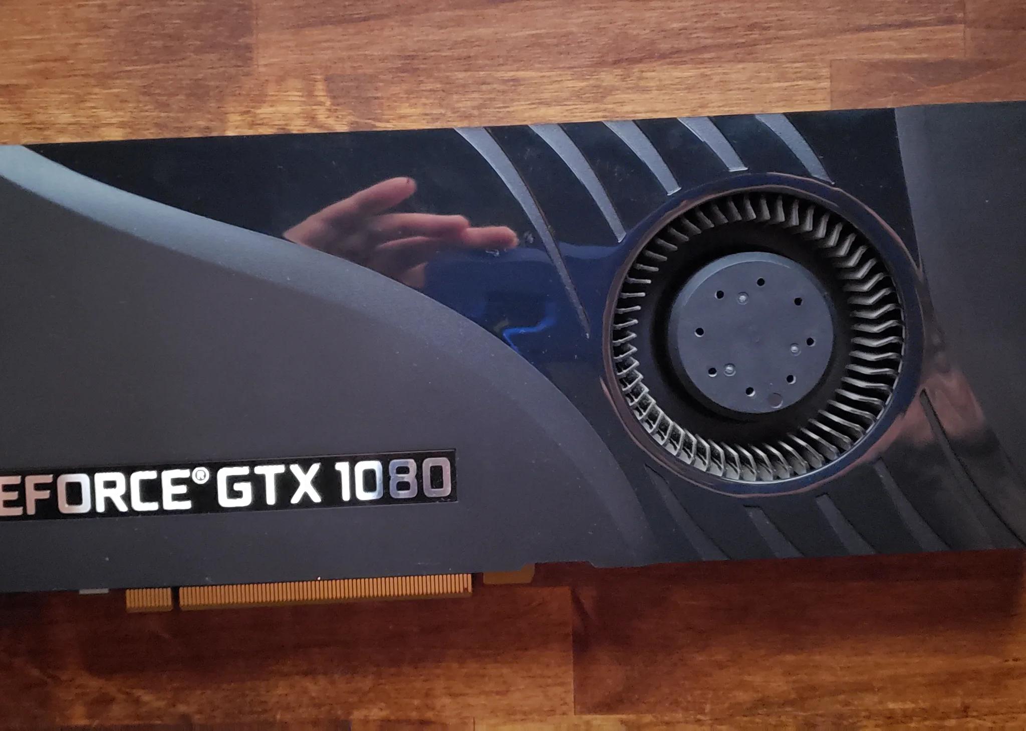 PNY GTX 1080 graphics card with 8gb gddr5x