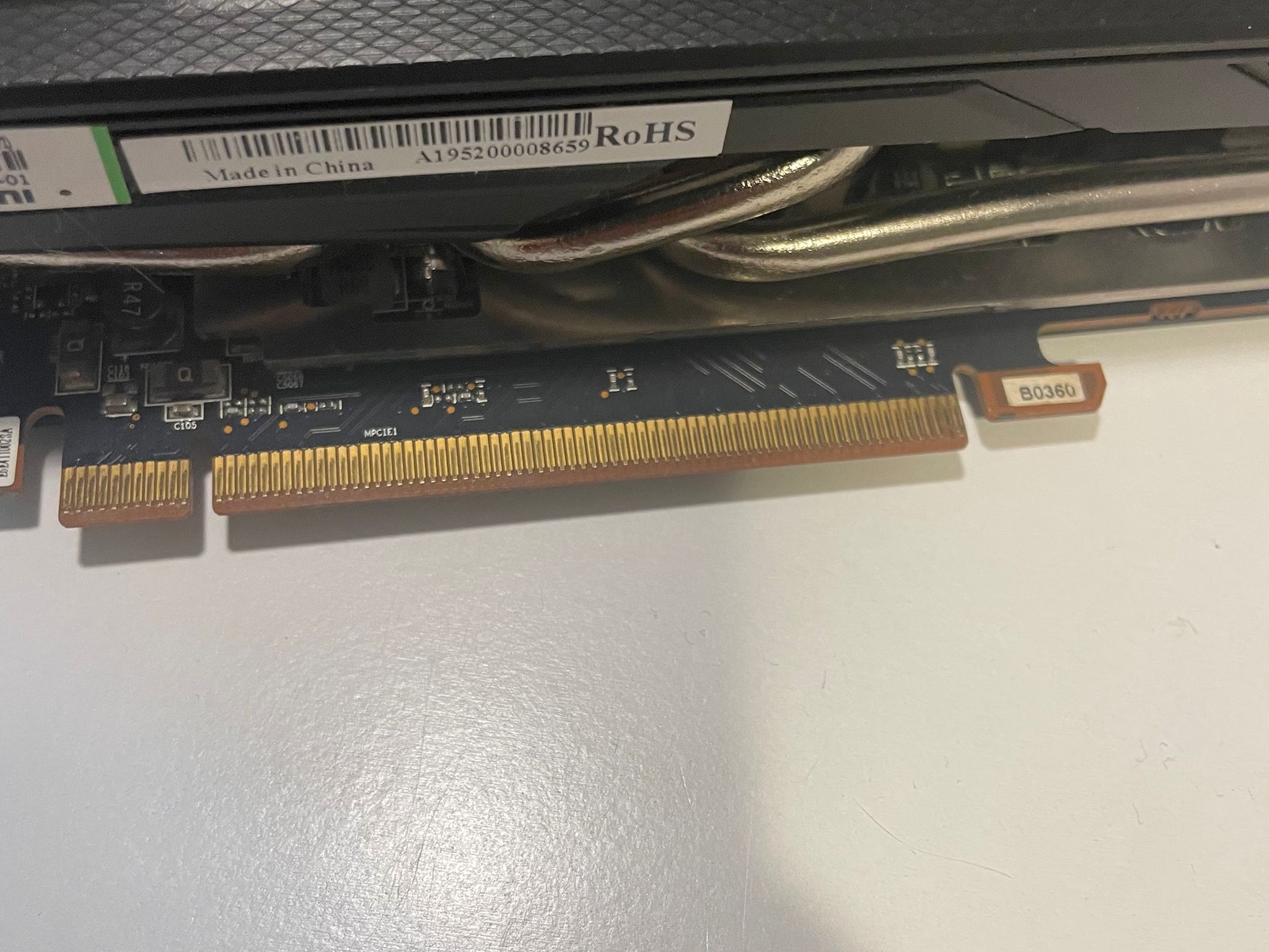 Sapphire pulse RX 5700xt 8gb and broken RX 550