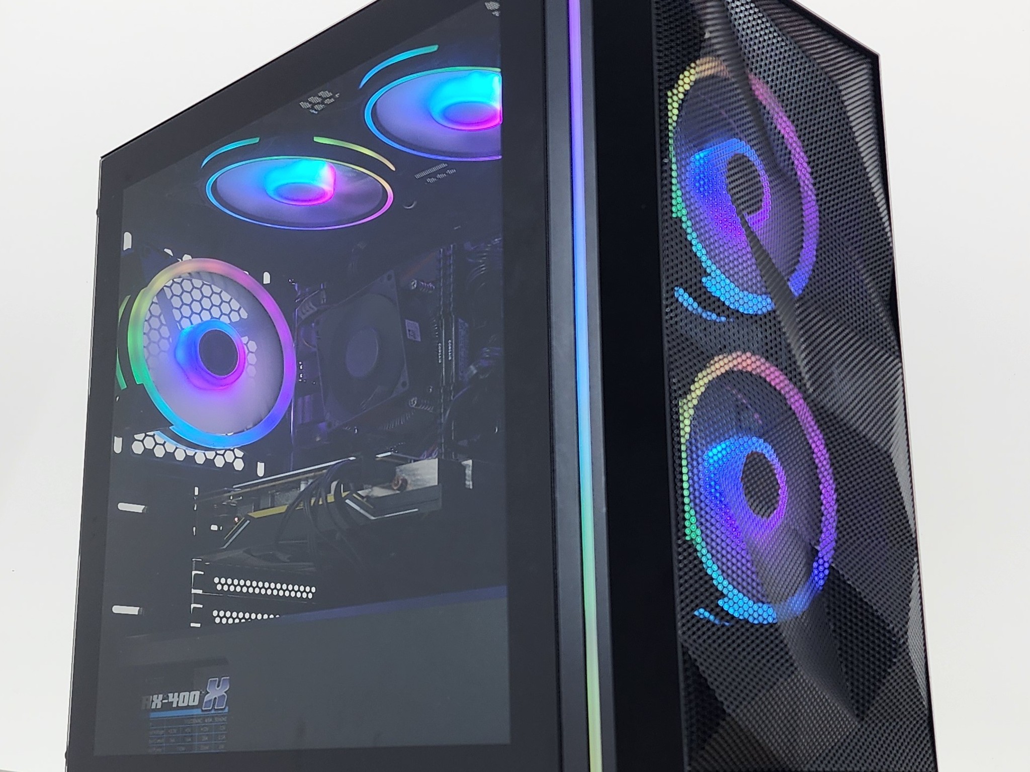 Gaming PC i7-7700 16GB RAM 256GB SSD+1TB HDD RX 5500 XT 4GB Windows 11 Computer