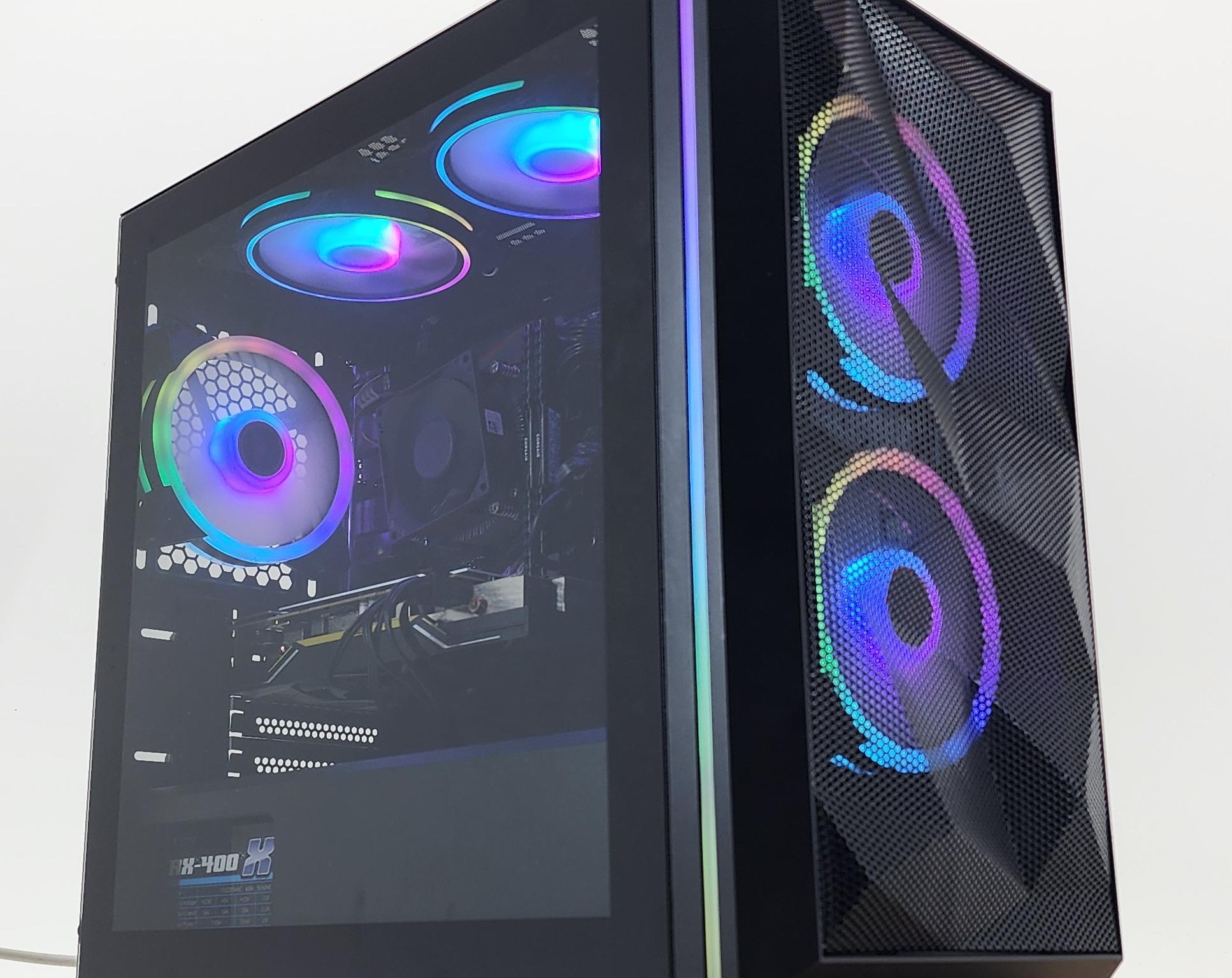 Gaming PC i7-7700 16GB RAM 256GB SSD+1TB HDD RX 5500 XT 4GB Windows 11 Computer