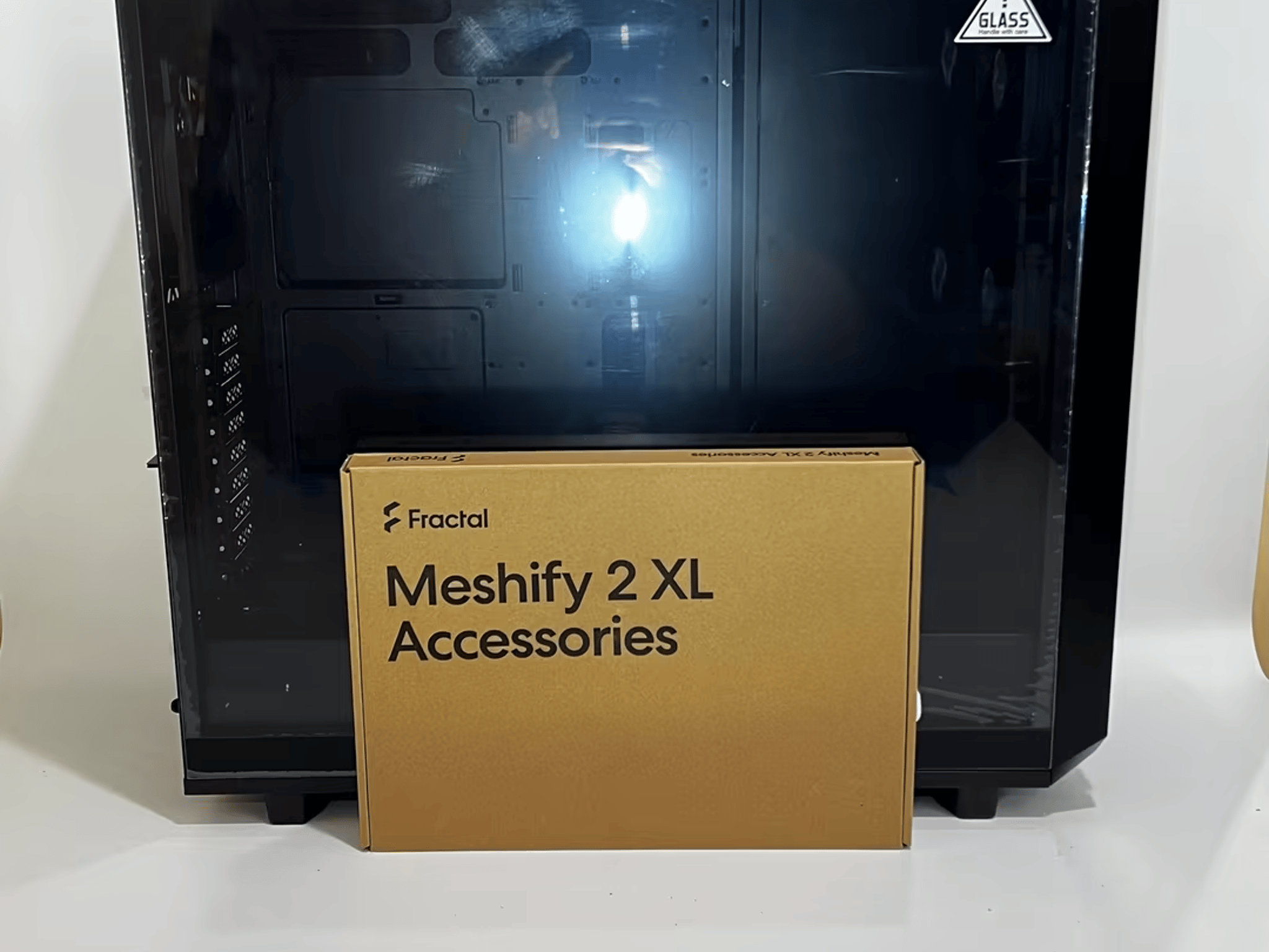 Fractal Design Meshify 2 XL Black ATX Flexible Dark Tinted Tempered Glass Window Full Tower Case