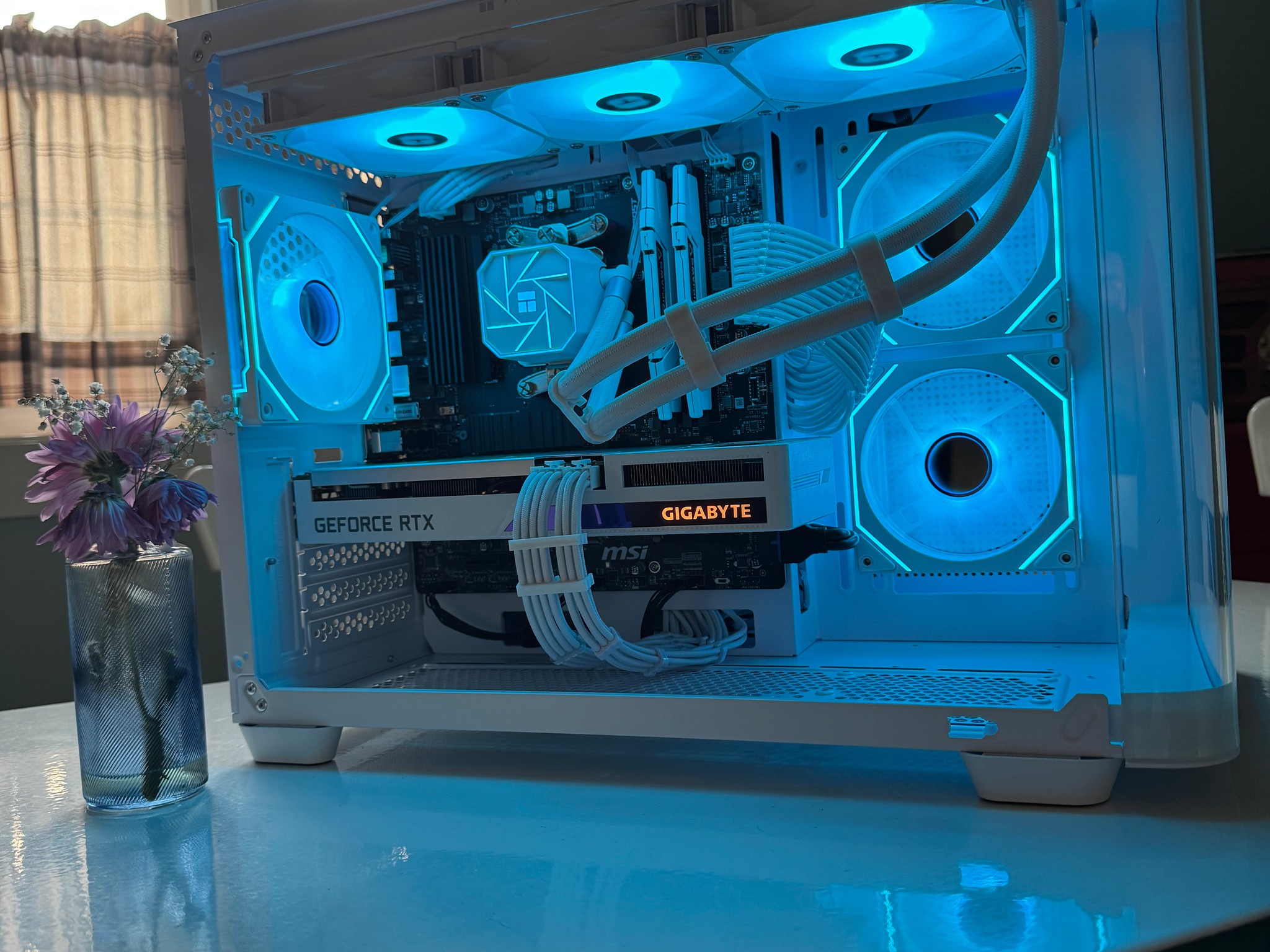 White Nova | Custom Gaming PC | 3060 TI - R5  5600G - 32GB Ram - 1 TB Nvme