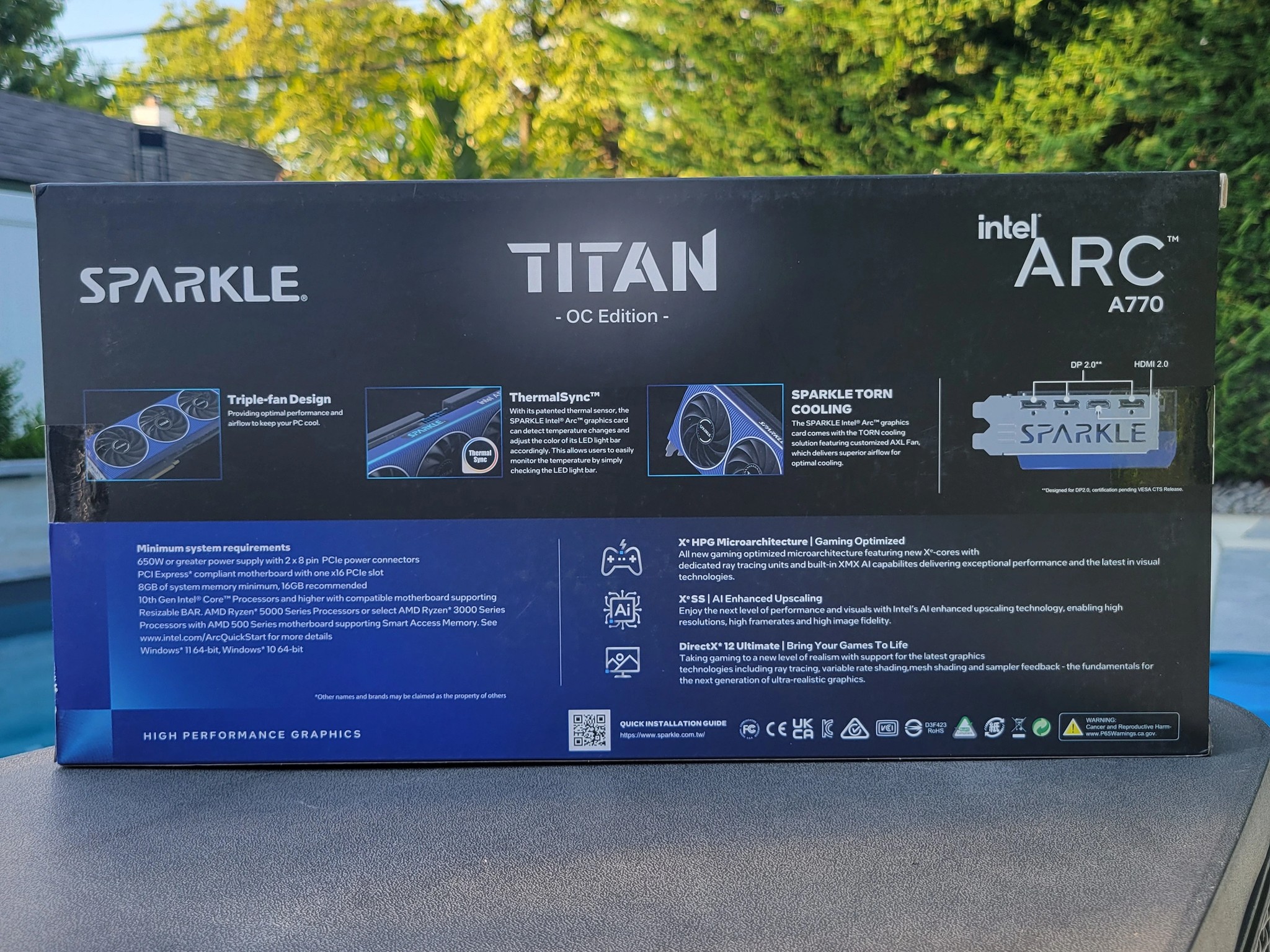 Intel Arc A770 16GB (Sparkle TITAN) - Brand New