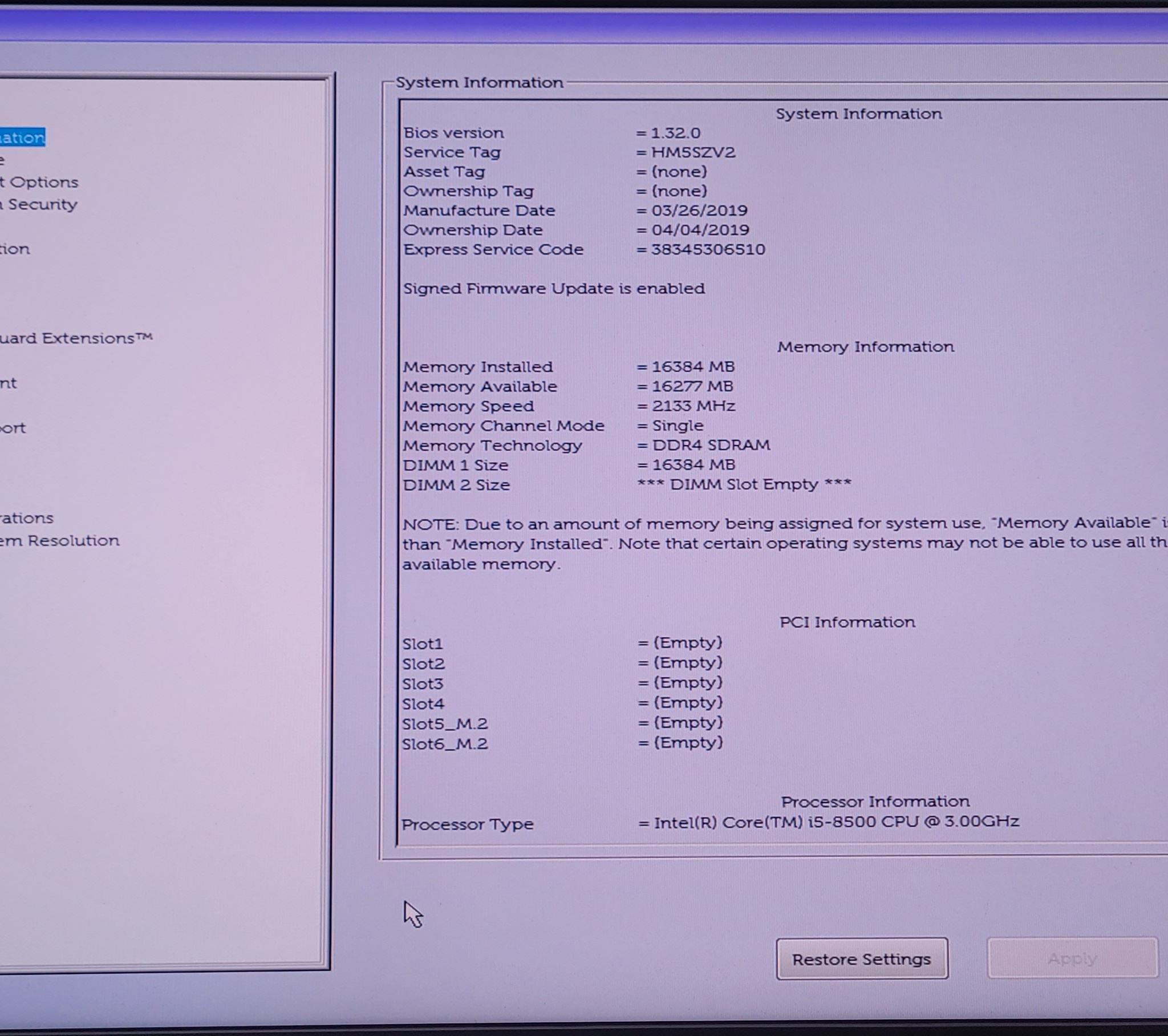 Dell Optiplex 3060 Intel i5-8500 3.0GHZ | 16GB RAM | 120GB SSD | WIN 11 PRO | Gaming