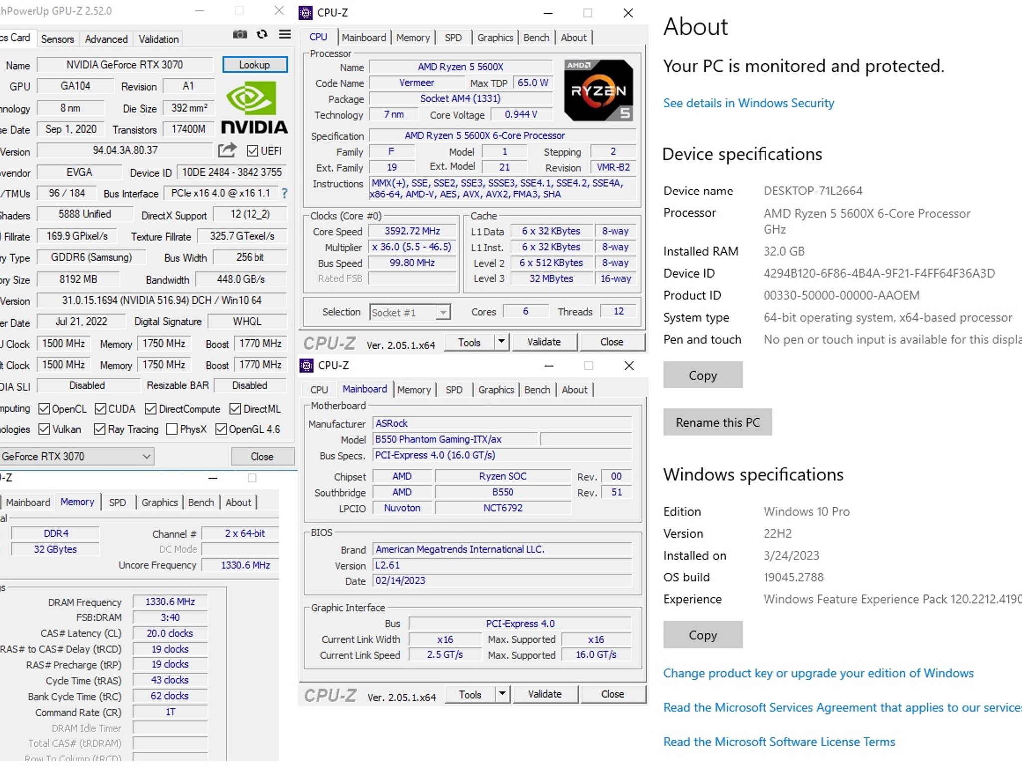 ITX PC on Sale! Ryzen 5 5600X, RTX 3070, 32GB DDR4-3200, 2TB SSD NVMe