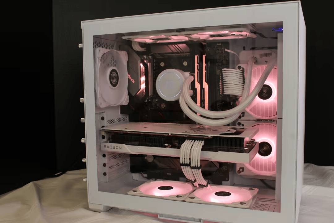 All-White Gaming PC | Ryzen 5 5600x & RX 6700XT