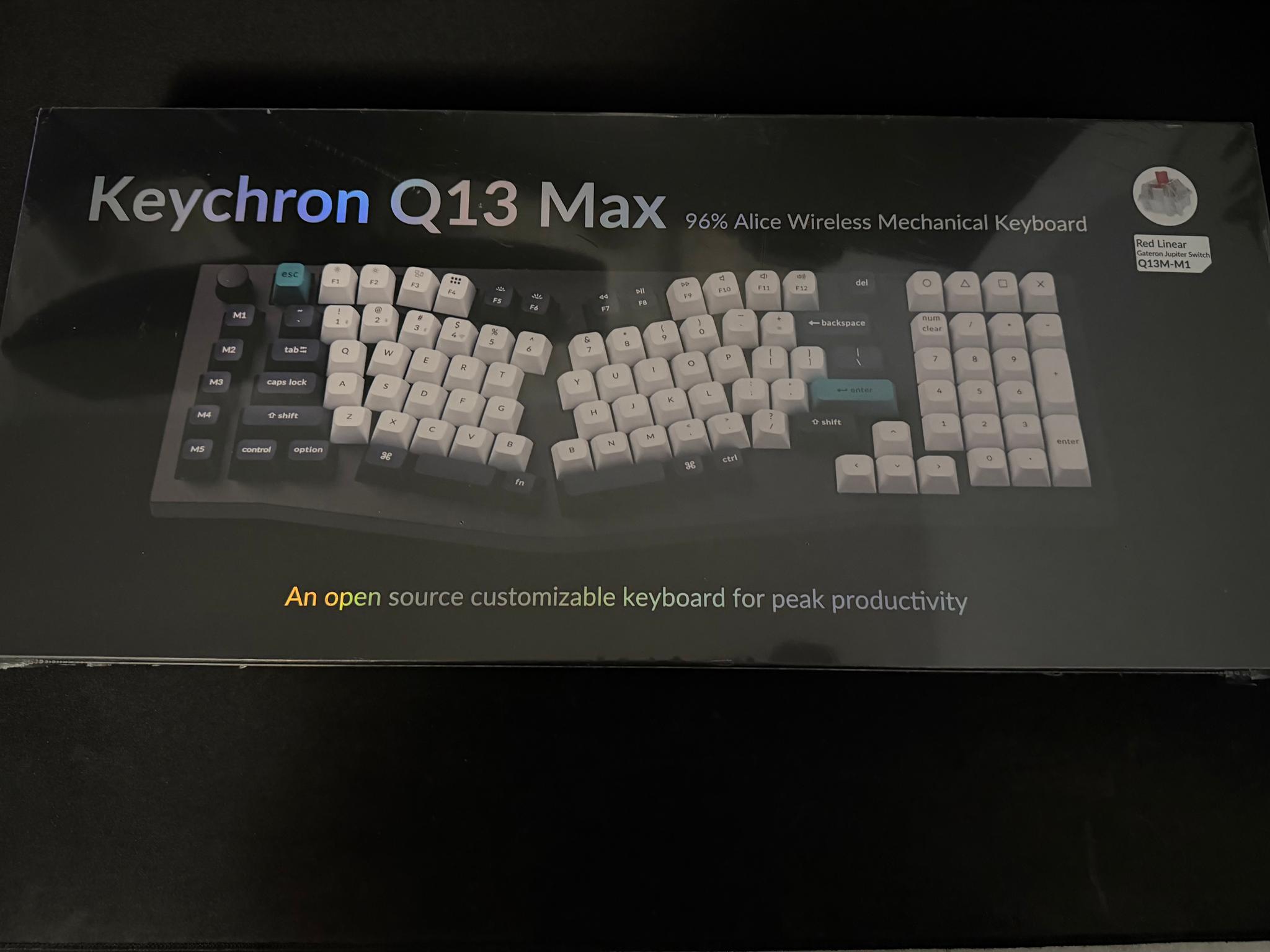 Keychron Q13 Max Alice Layout QMK Wireless Mechanical Keyboard