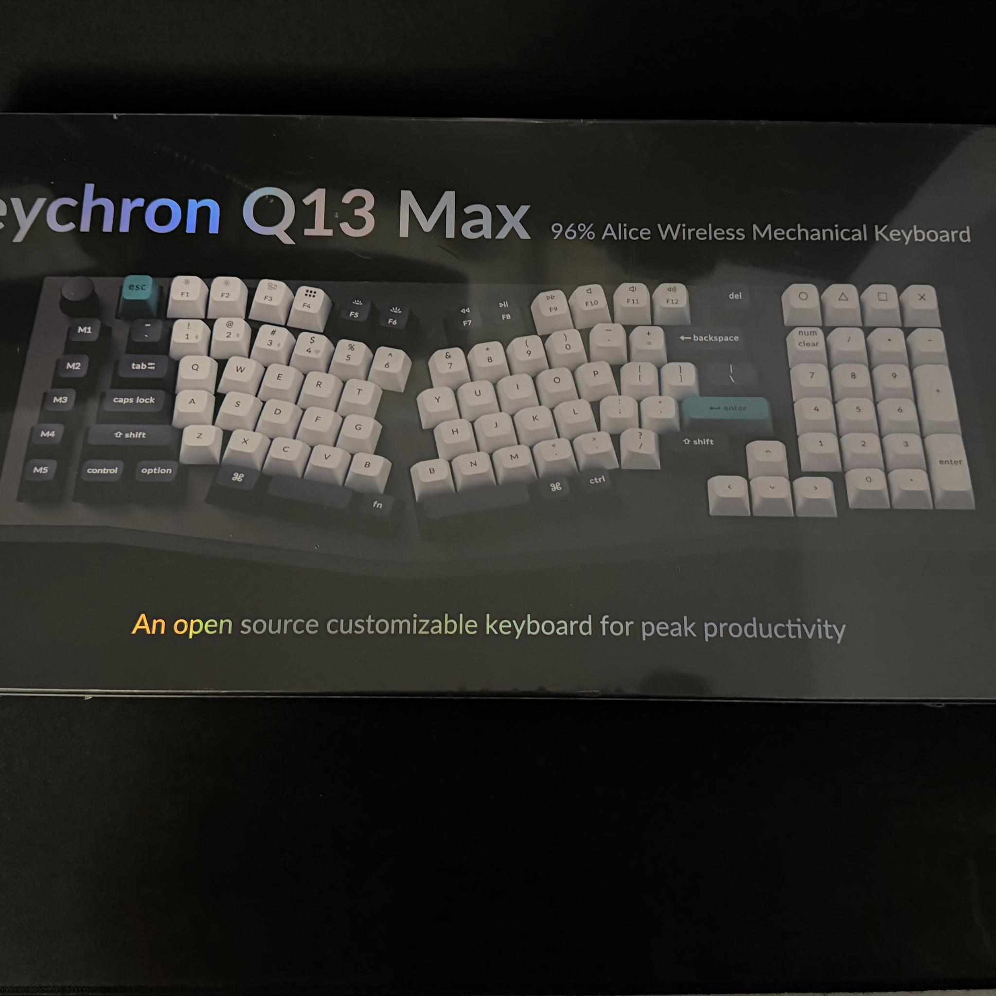 Keychron Q13 Max Alice Layout QMK Wireless Mechanical Keyboard