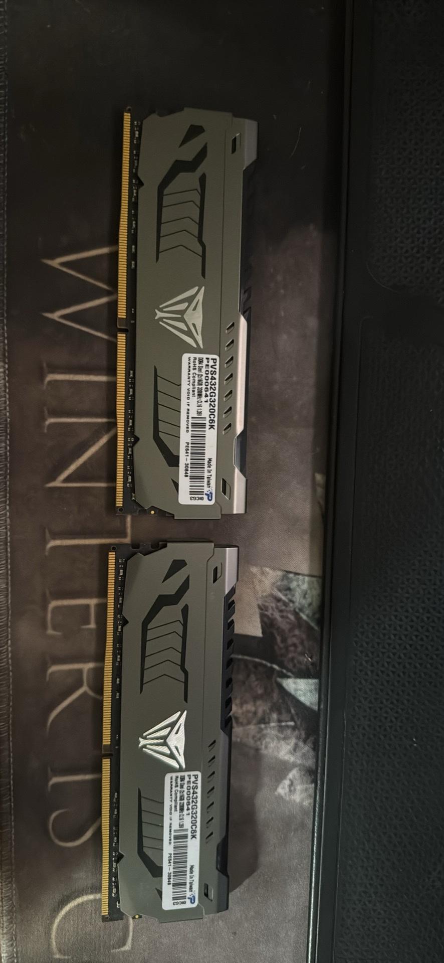 Patriot Viper 32GB (2x16) 3200MHz