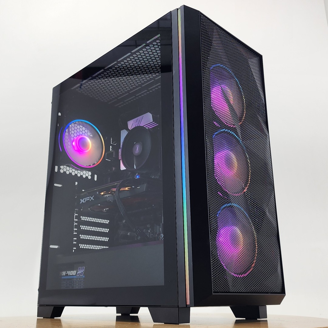 Gaming PC Ryzen 5 5600X 16GB RAM 256GB SSD RX 580 8GB Windows 11