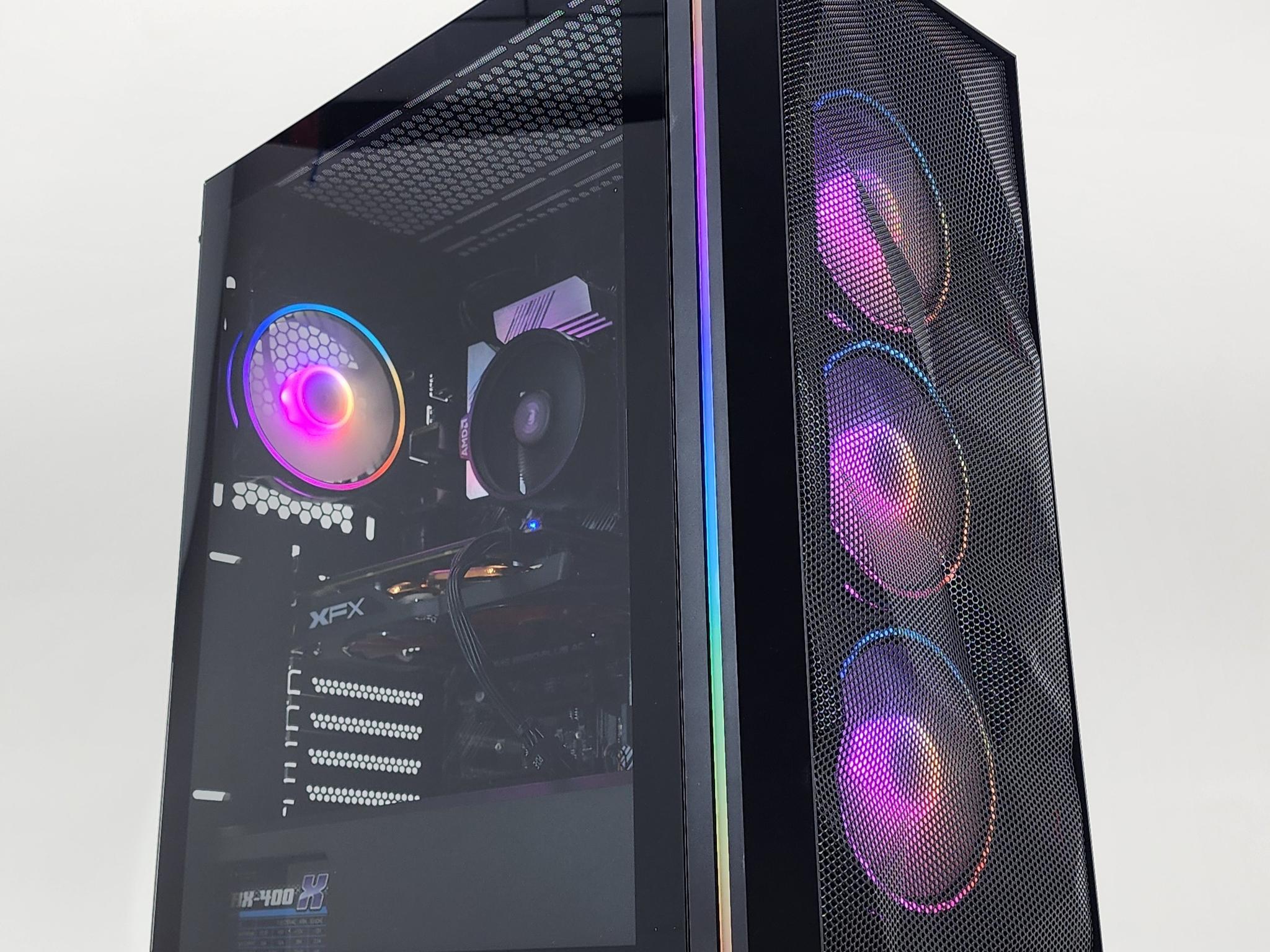 Gaming PC Ryzen 5 5600X 16GB RAM 256GB SSD RX 580 8GB Windows 11 Computer