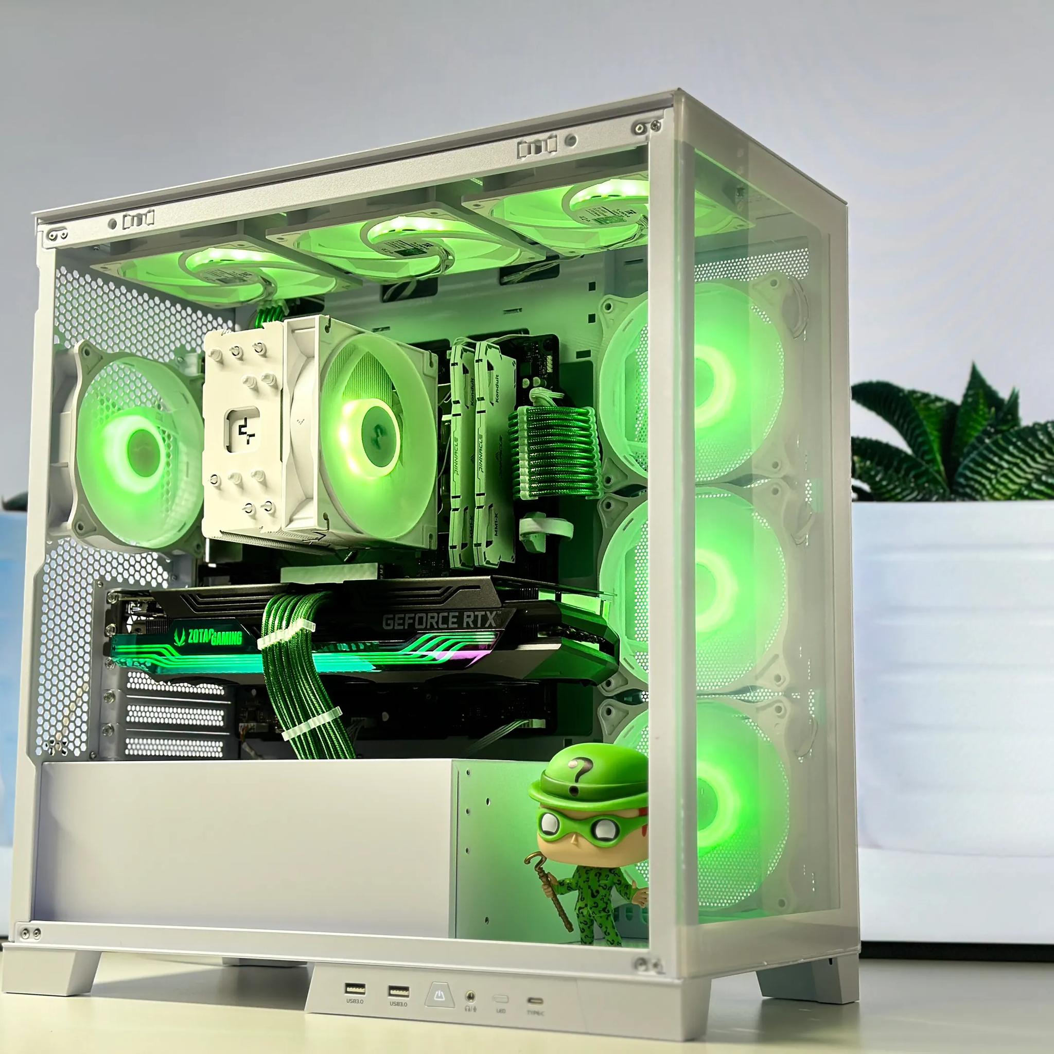🖤💚❔The Riddler- Nvidia RTX 3070 Ti-AMD Ryzen 7 5700G 8-Core-32GB DDR4-1TB NVME
