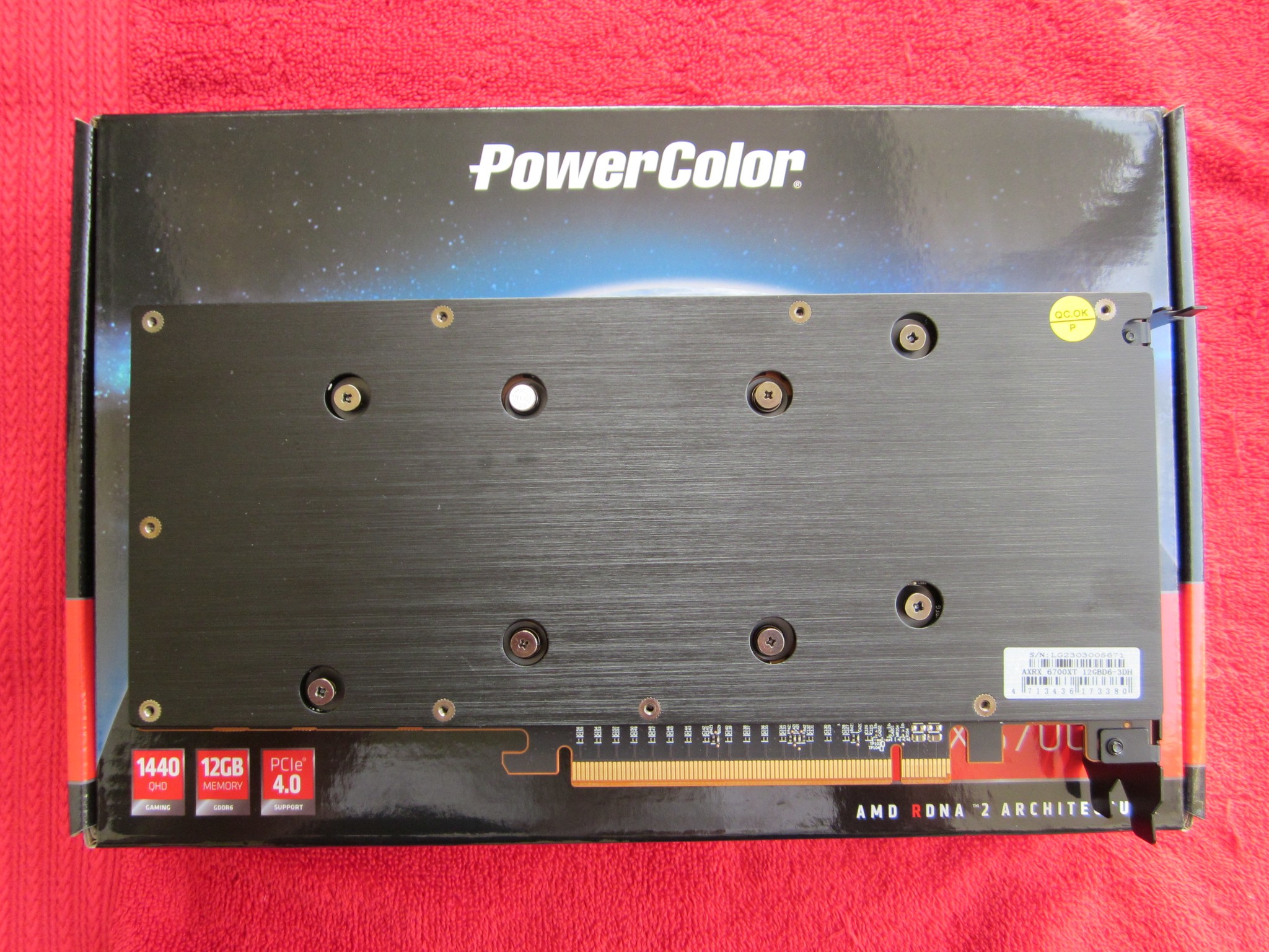PowerColor Fighter RX 6700 XT 12GB GDDR6 Graphics Card AXRX PCI Express 4.0