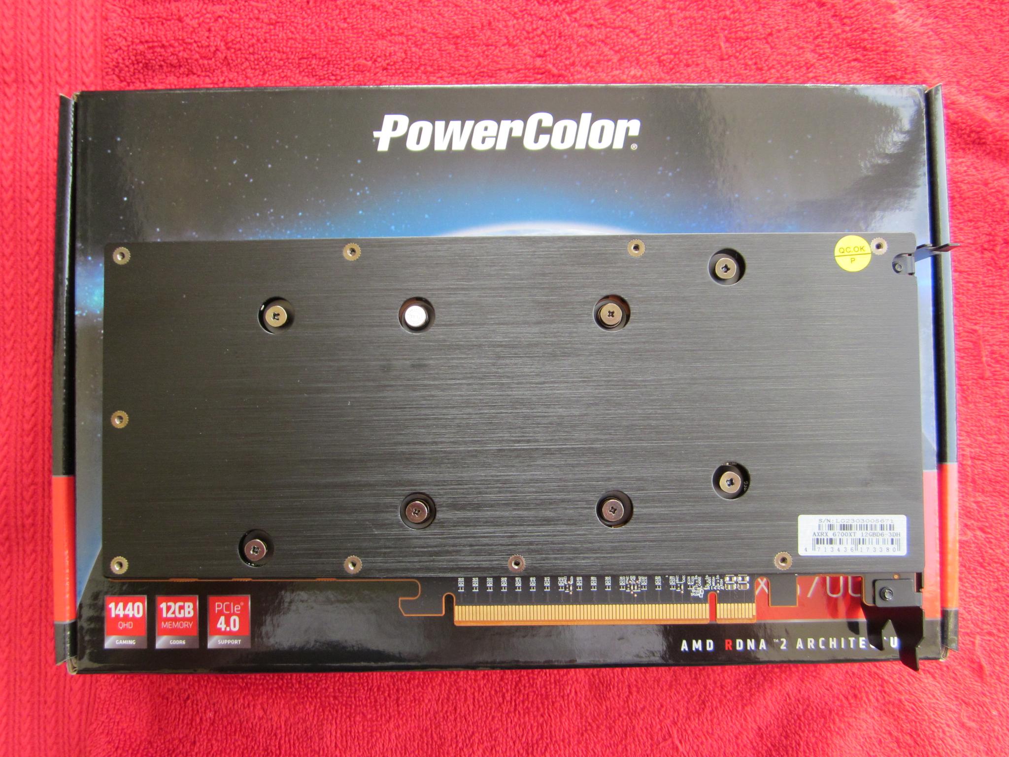 PowerColor Fighter RX 6700 XT 12GB GDDR6 Graphics Card AXRX PCI Express 4.0