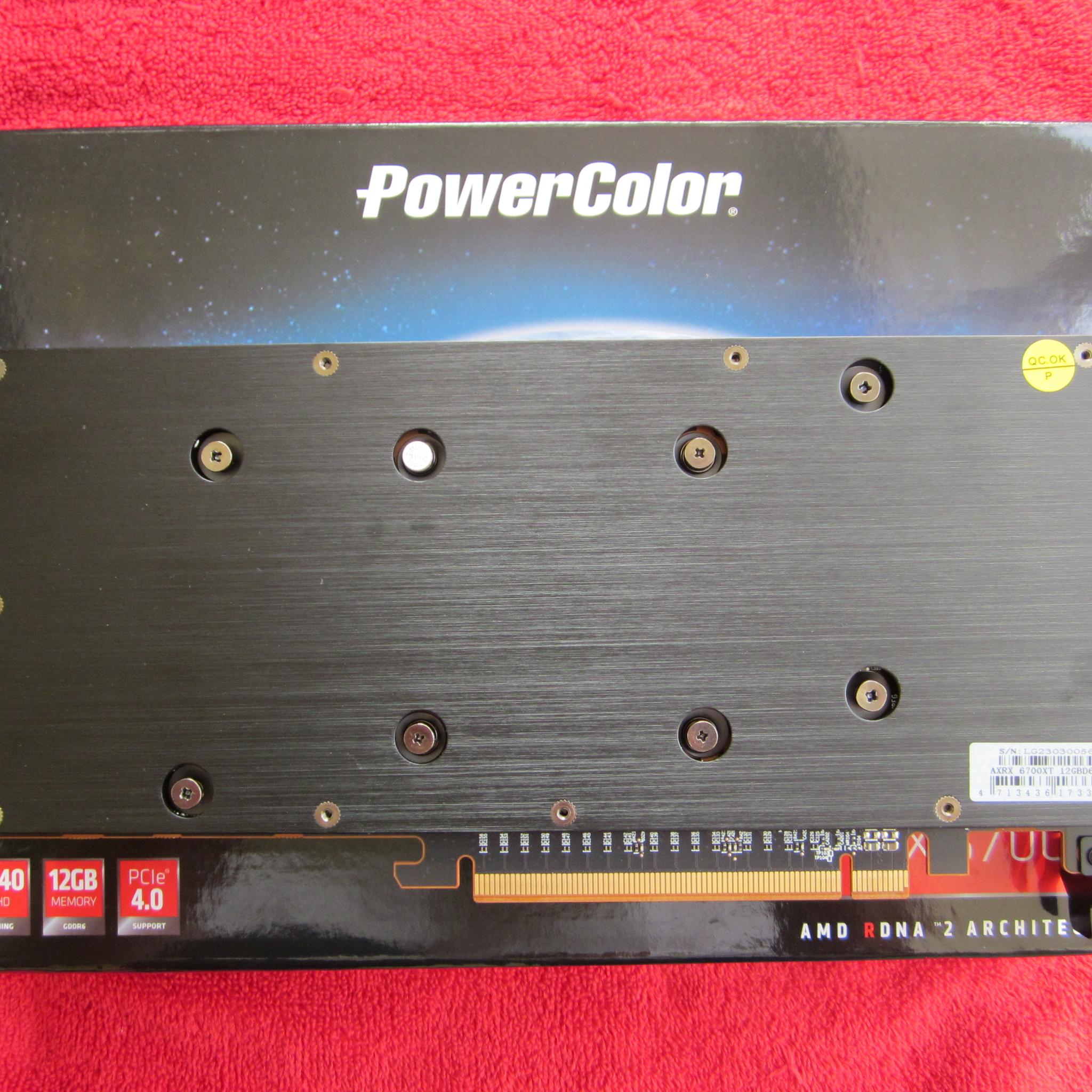 PowerColor Fighter RX 6700 XT 12GB GDDR6 Graphics Card AXRX PCI Express 4.0