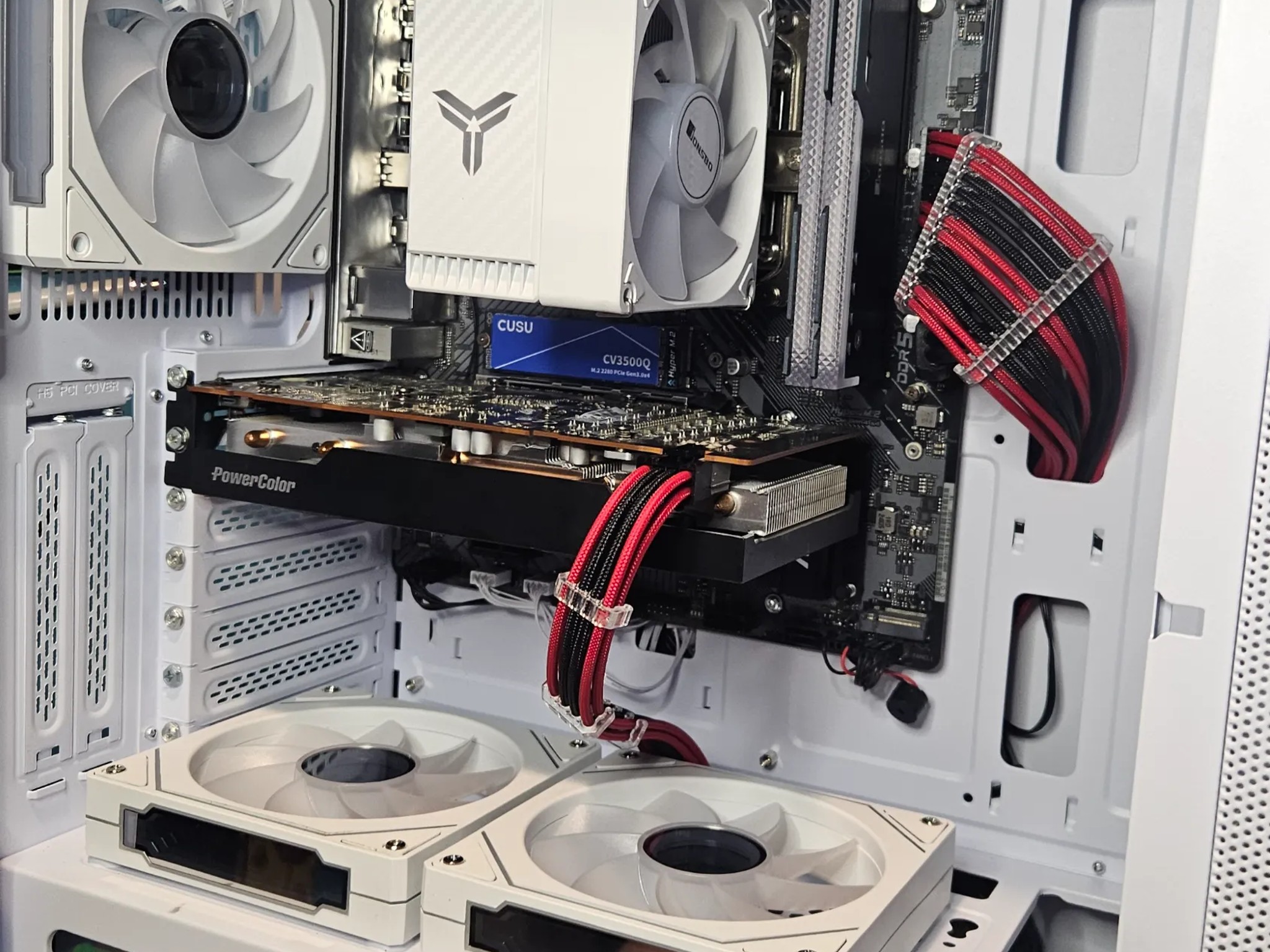 Fresh build Zalman i4 TG with Ryzen 5 8500G/RX 6600XT/32gigs ram/1Tb NVME