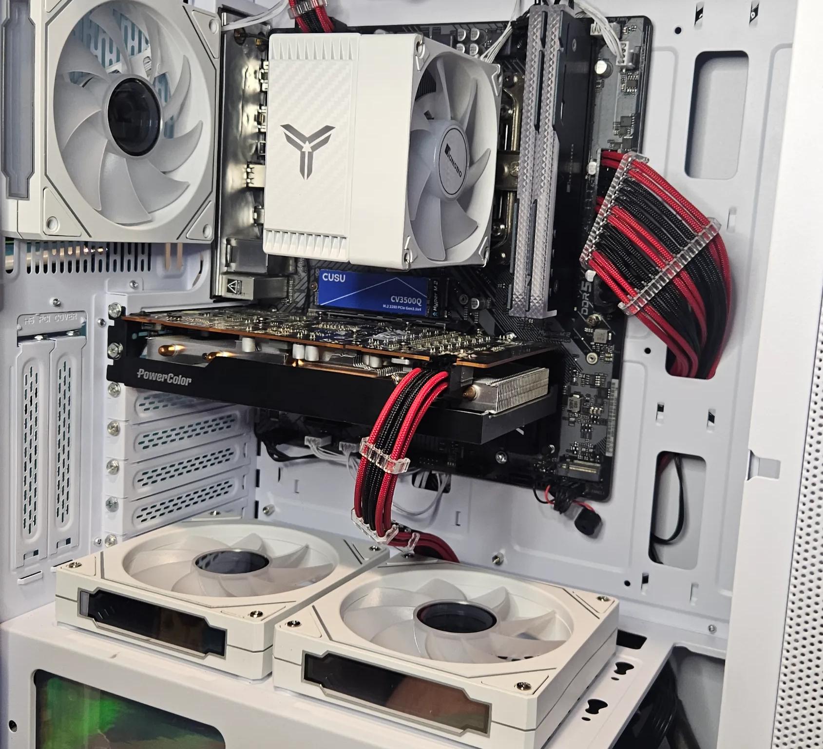 Fresh build Zalman i4 TG with Ryzen 5 8500G/RX 6600XT/32gigs ram/1Tb NVME