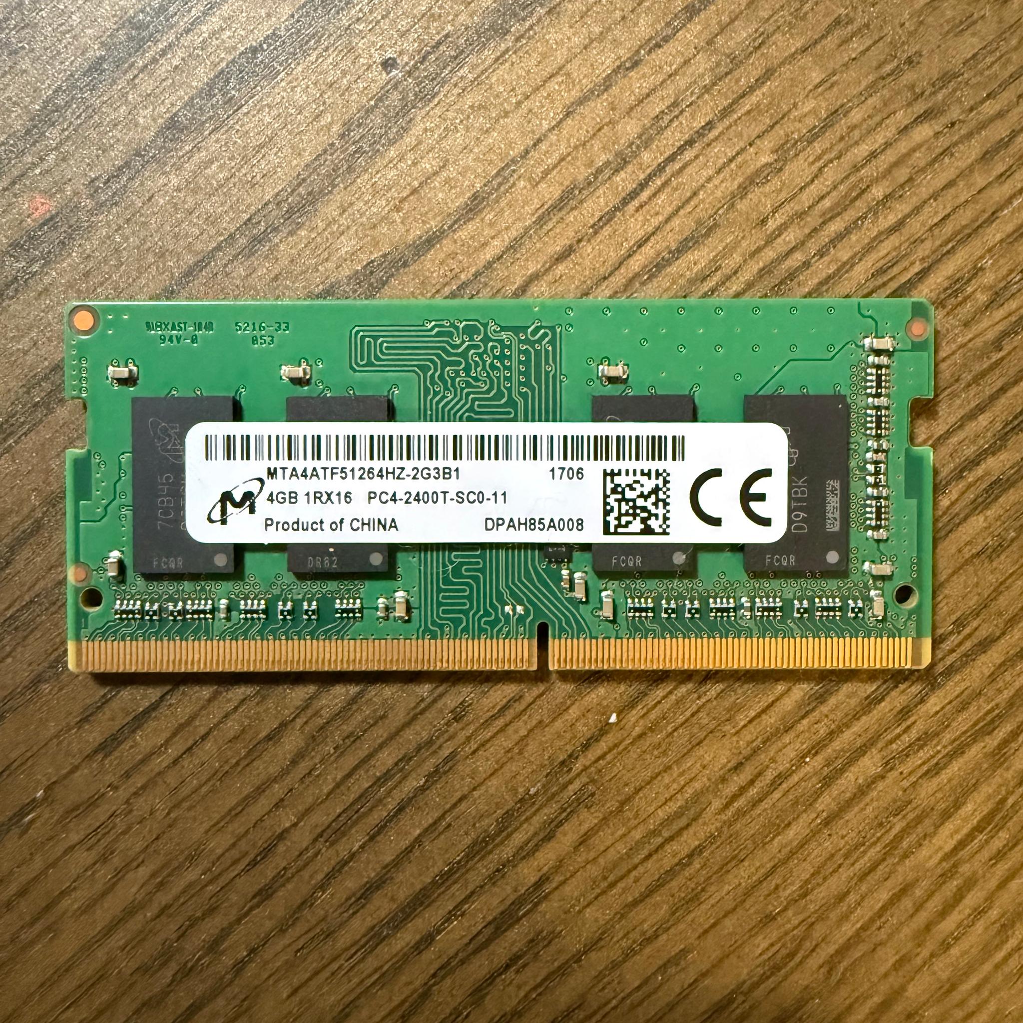 4GB DDR4 Laptop RAM