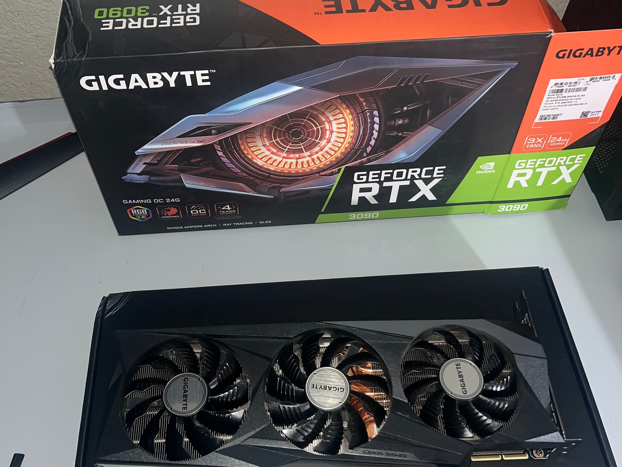 Gigabyte 3090 24GB Vram