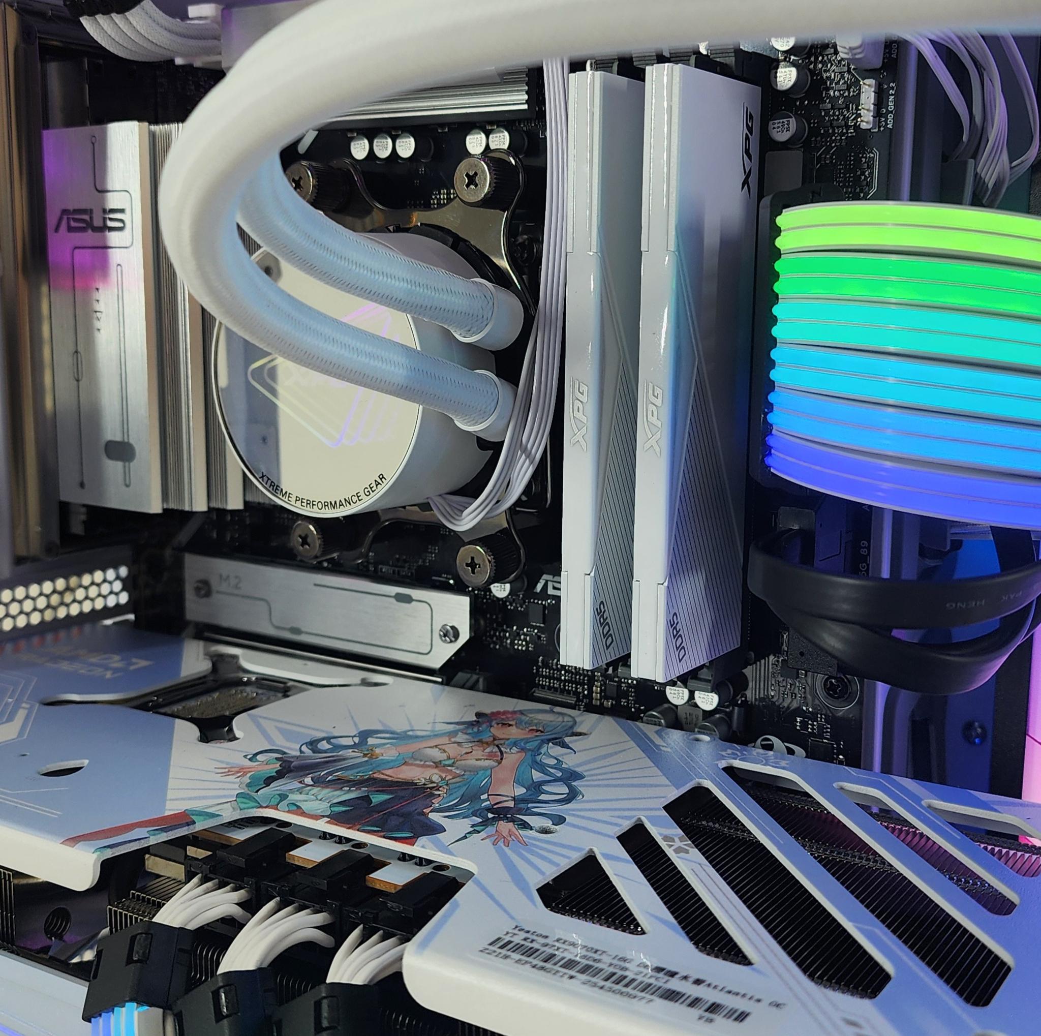 Gaming PC Ryzen 7 7800X3D 32GB RAM 2TB SSD RX 9070 XT 16GB Windows 11 Computer