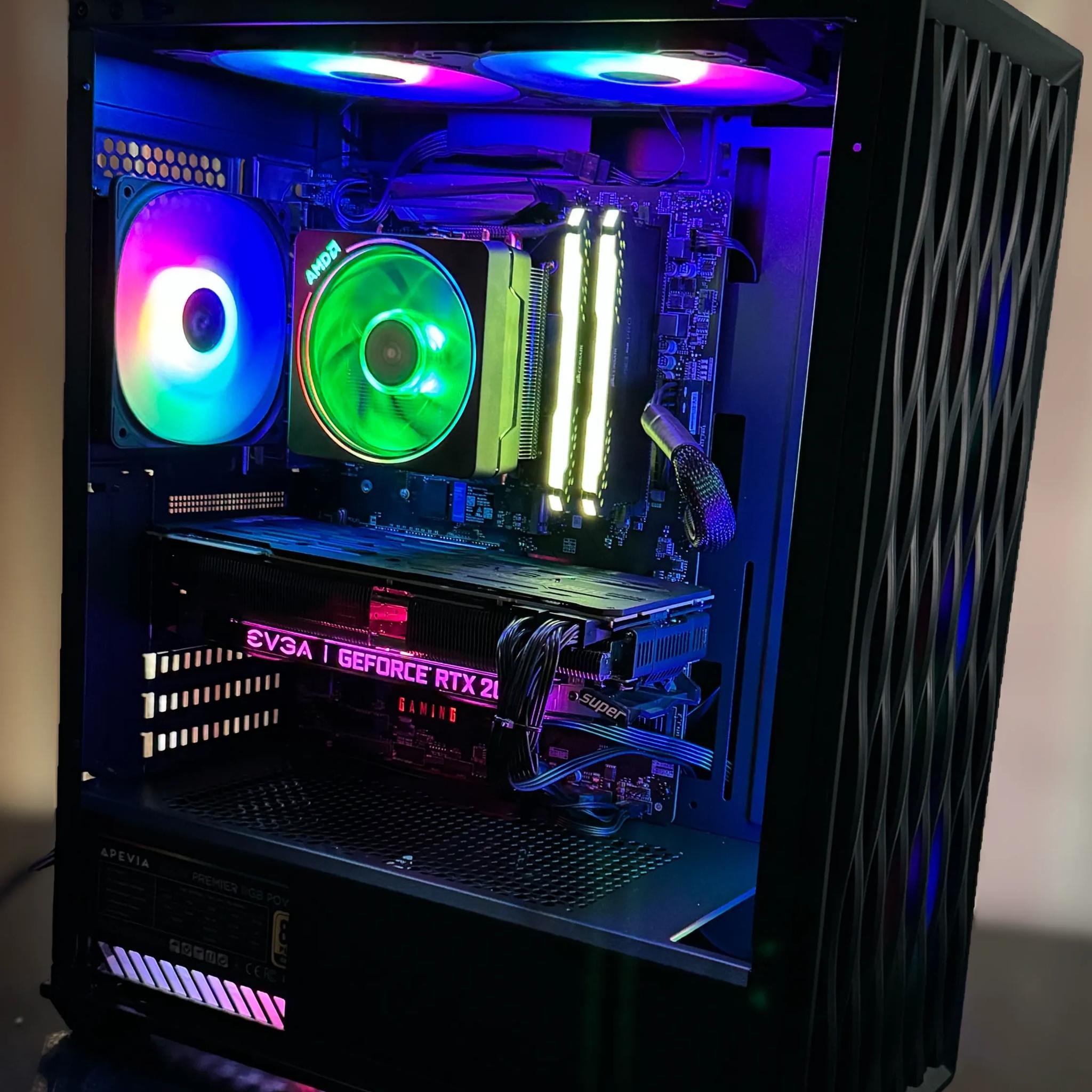 EVGA RTX 2070 super + RYZEN 7 3700x +16 GB RAM (THE PHANTOM RGB)