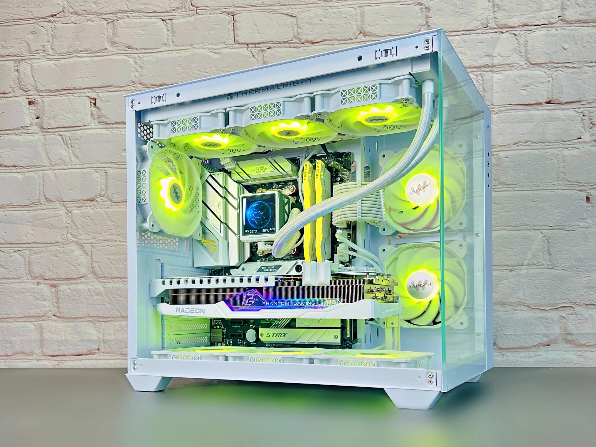 👻 Phantom 👻 Ryzen 7 7800X3D RX 7900 XT 20GB 32GB DDR5 2TB M.2 Win 11Pro Gaming PC 🤯