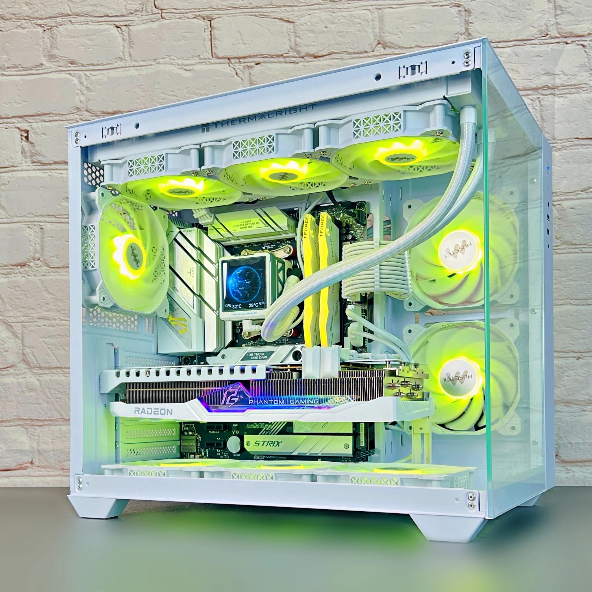 👻 Phantom 👻 Ryzen 7 7800X3D RX 7900 XT 20GB 32GB DDR5 2TB M.2 Win 11Pro Gaming PC 🤯