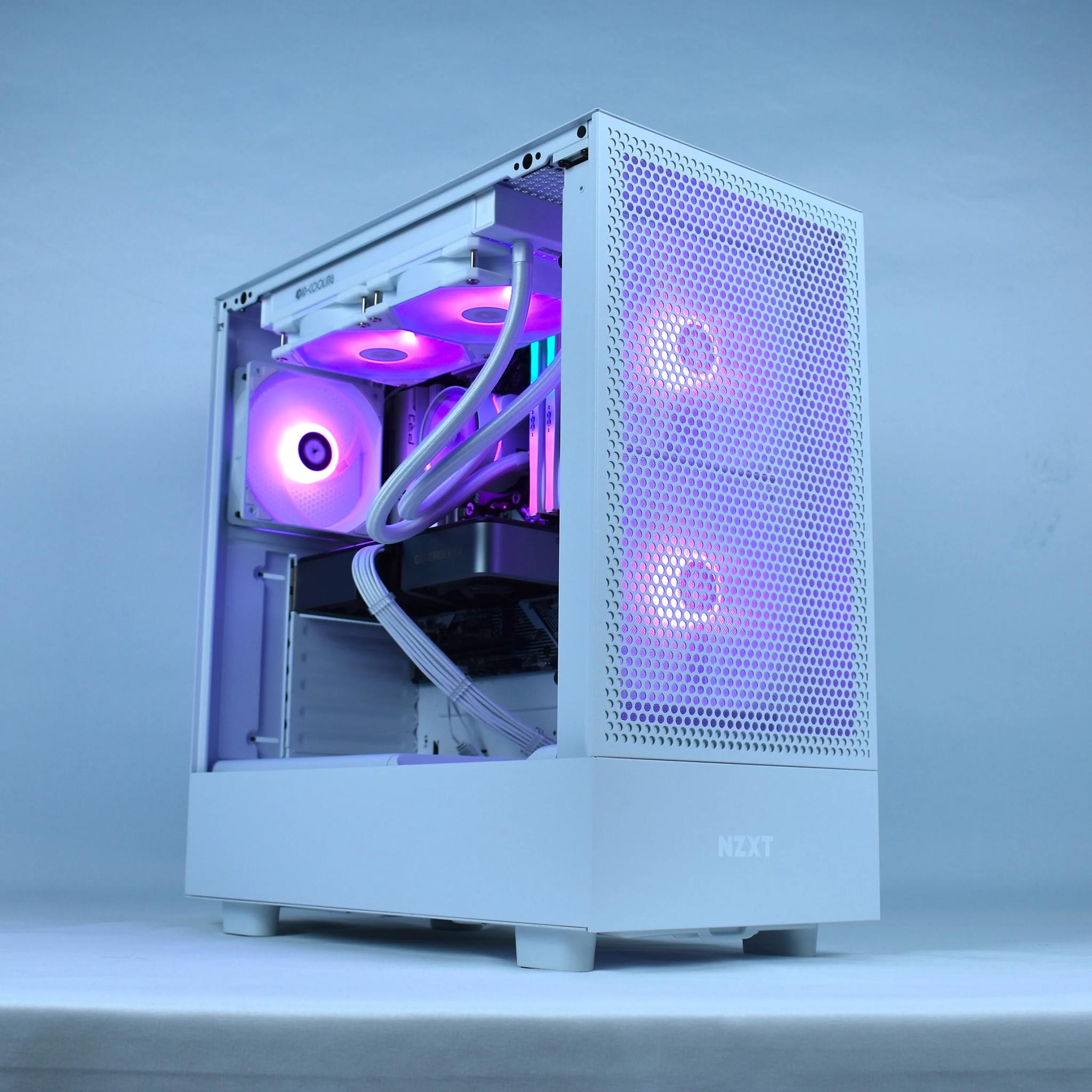 ❄️SNOW❄️ 1440p Custom Gaming & Streaming PC | Ryzen 7600X, NVIDIA RTX 3070, 1TB SSD, 32GB DDR5, WiFi