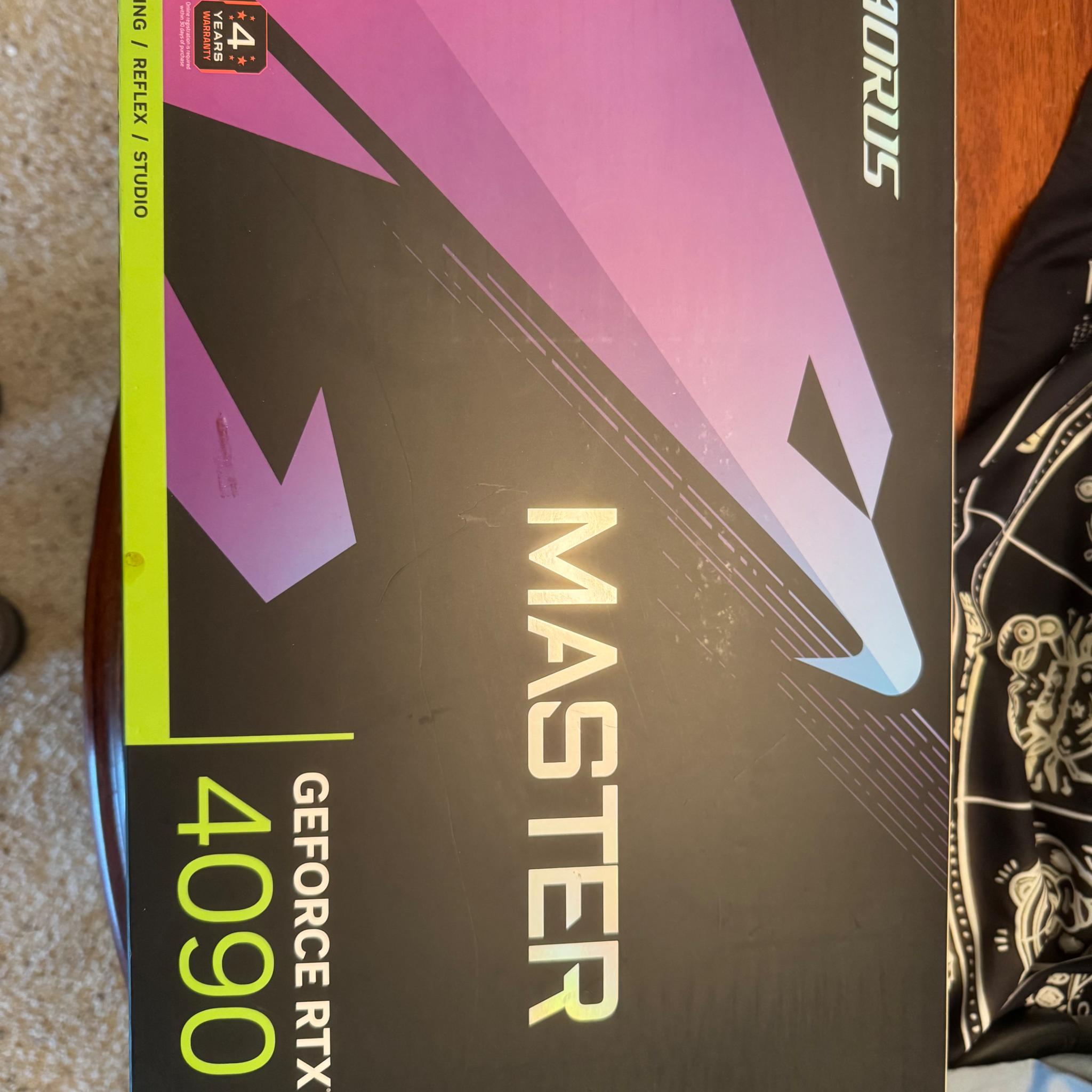 **For Sale** GeForce Rtx 4090 Gigabyte Aorus Master