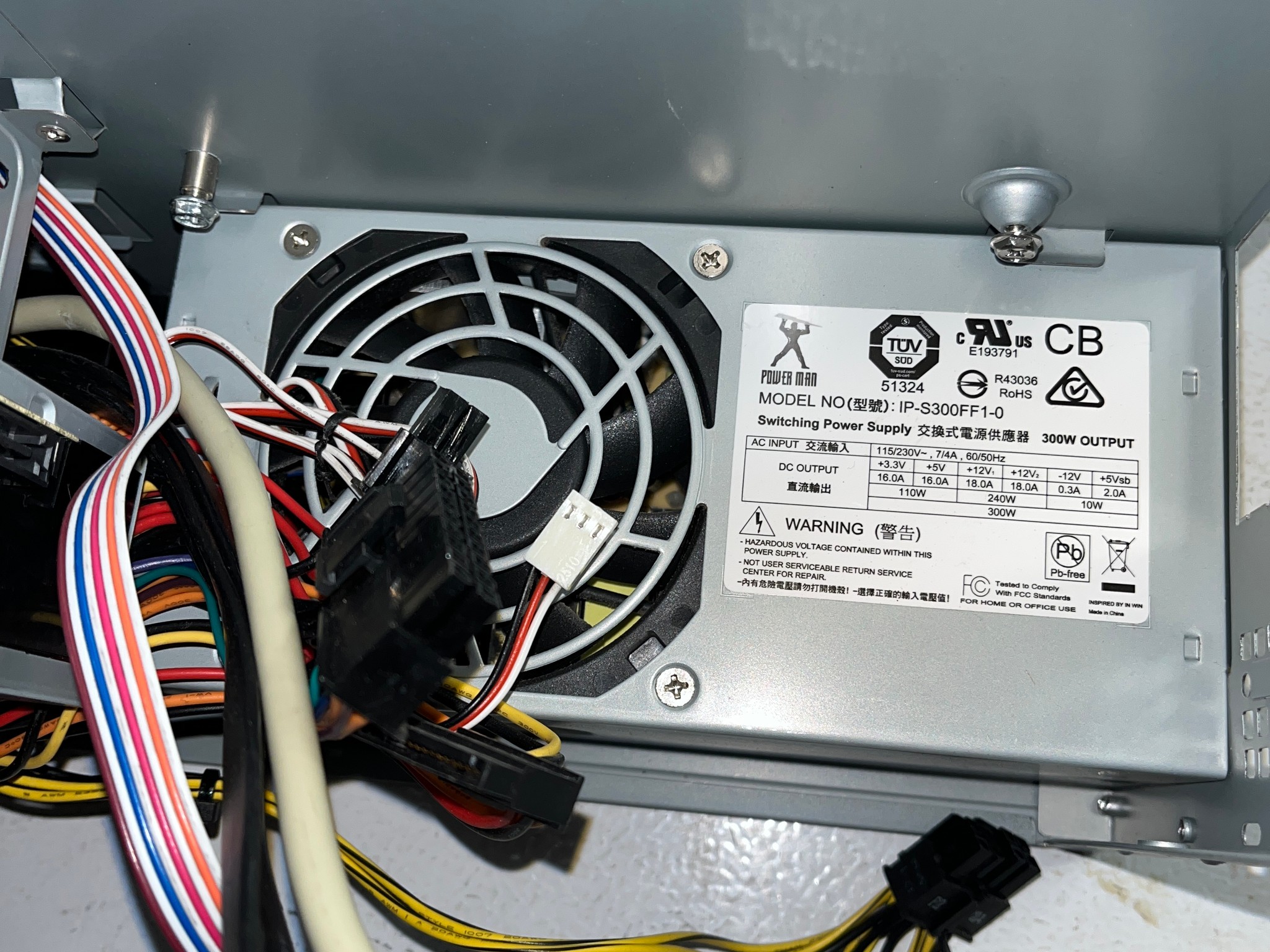 In-Win BP655 Mini-ITX Case w/ 300w PSU & DVD/CD Rewritable Drive Pre installed BP655.FH300TB3