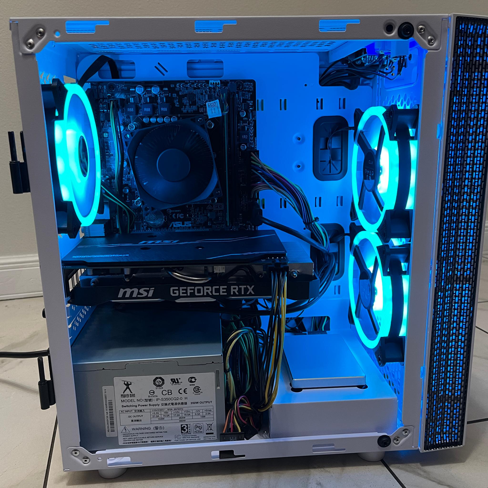 NVIDIA RTX 2060 SUPER, Intel i7-6700, 16GB RAM, 2.1TB Storage - Gaming PC w/Wi-Fi, BT & RGB Remote